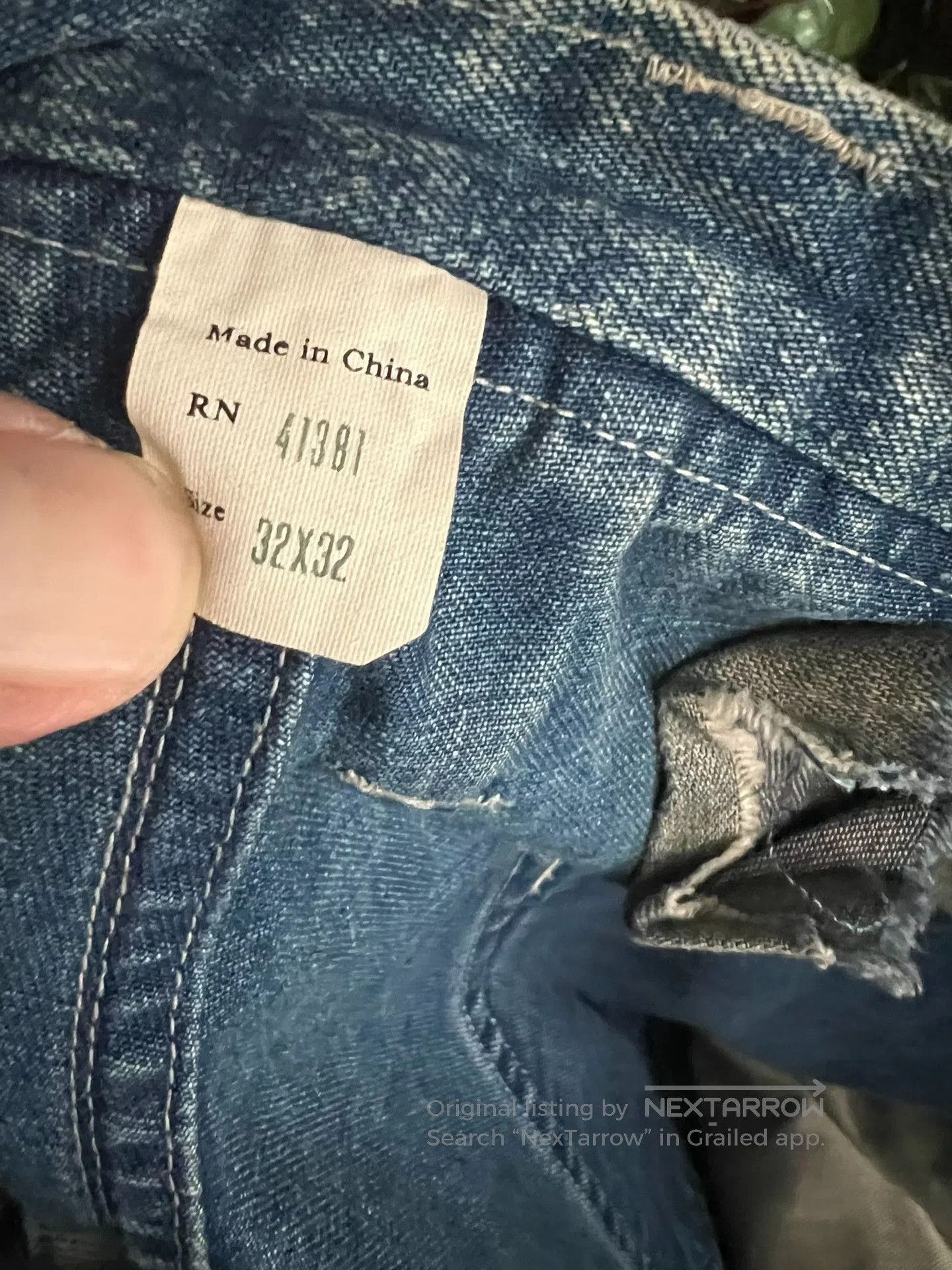 RRL Ralph Lauren RRL Double RL Washed Distressed Suspender Work Pants. Size US 32 / EU 48 - 8 Thumbnail