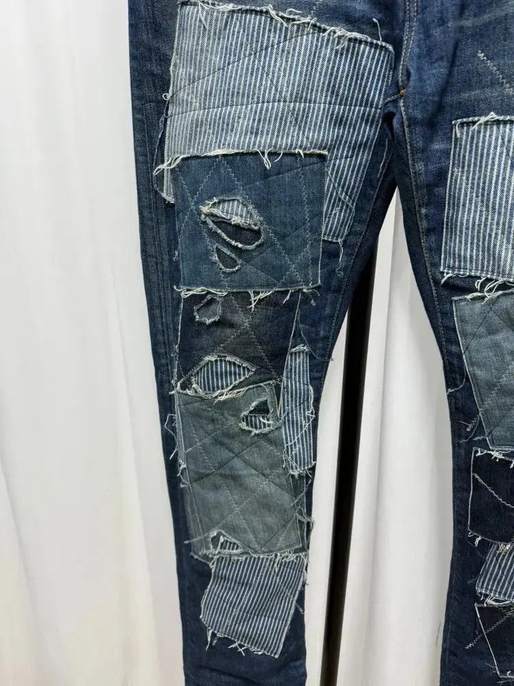 Junya Watanabe Sz L Junya Watanabe x Levi's Boro Boro Patches Denim-2505 Size US 34 / EU 50 - 4 Thumbnail