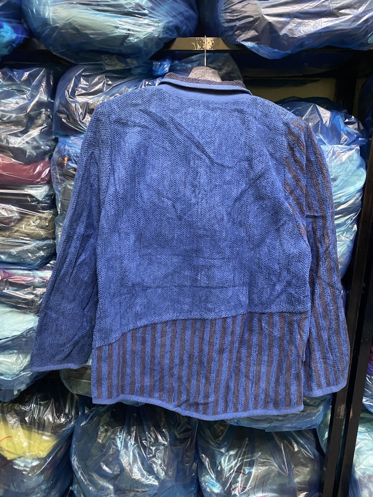 Indigo VINTAGE UNICA FASHION MADE IN FINLAND BLUE INDIGO JACKET Size US M / EU 48-50 / 2 - 7 Thumbnail