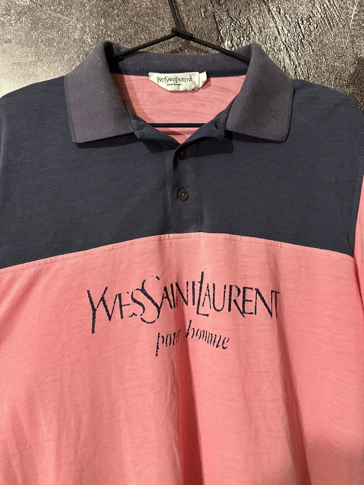 Yves Saint Laurent Vintage Yves Saint Laurent YSL Big Logo Size US L / EU 52-54 / 3 - 2 Thumbnail