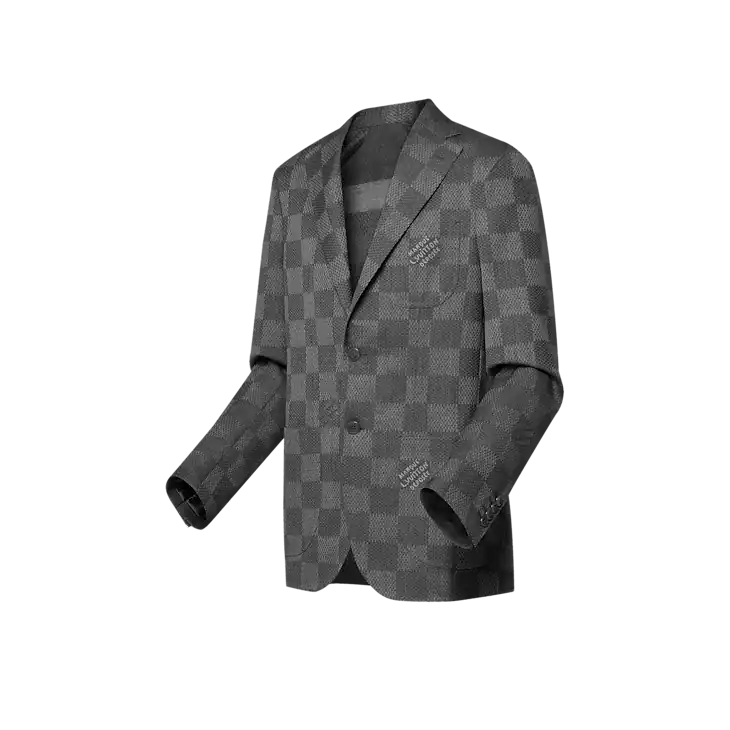 Louis Vuitton Wool Napolitana Jacket Size 52L - 2 Thumbnail