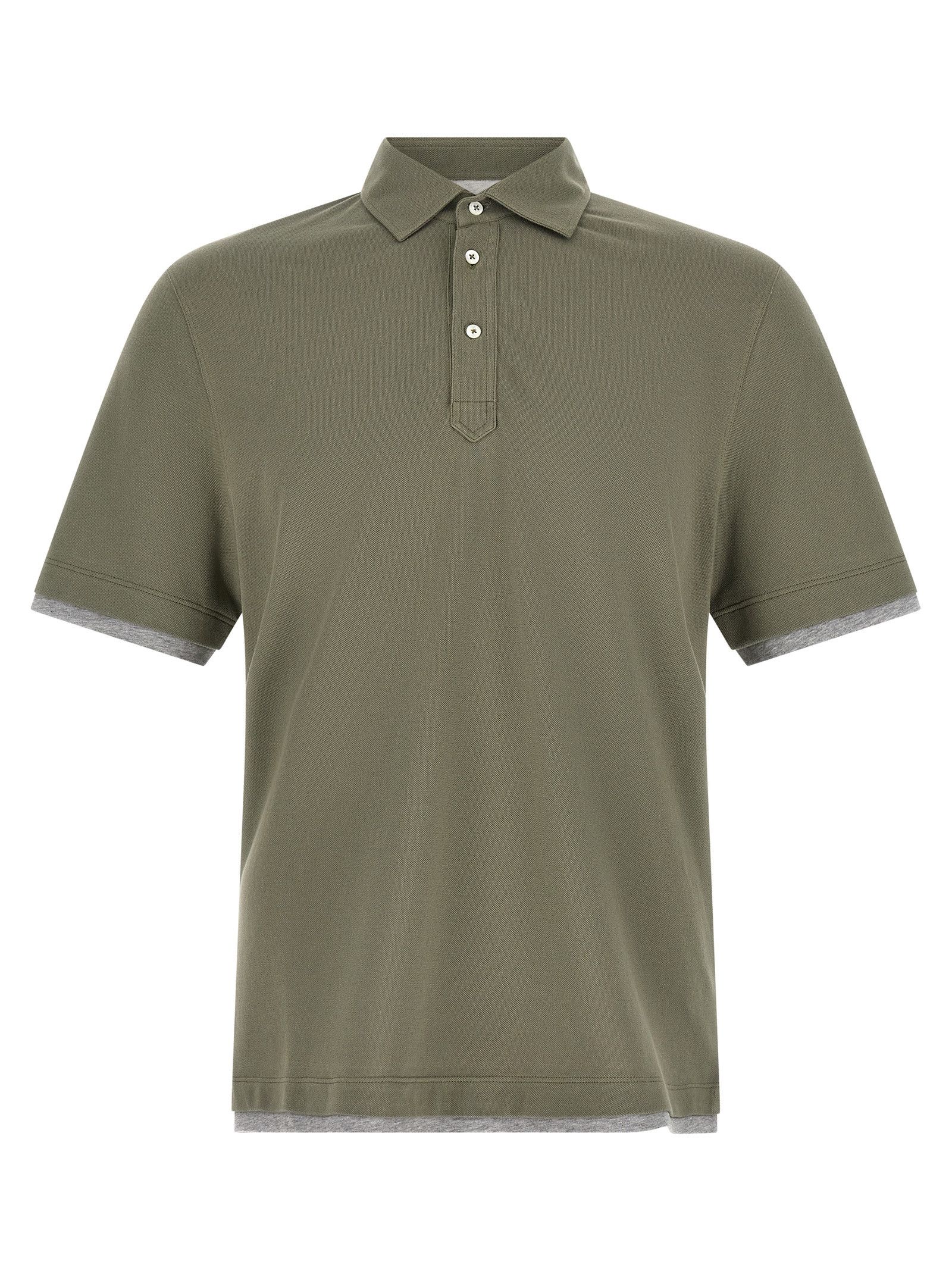 Brunello Cucinelli 'Faux Layering' Polo Shirt Size US XS / EU 42 / 0 - 1 Thumbnail