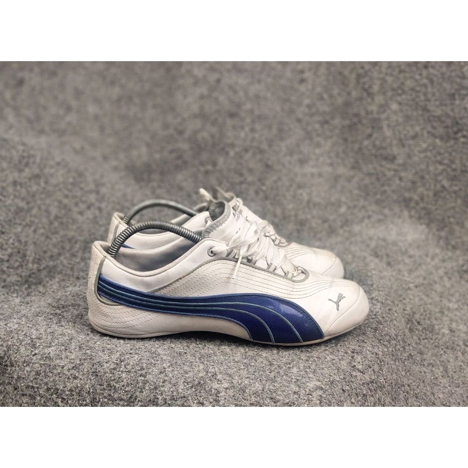 Puma VINTAGE Puma FS Speed Cat Sneakers Men 7.5 White Purple Logo Racing Cat Logo Sneakers Size US 8 / EU 41 - 3 Thumbnail