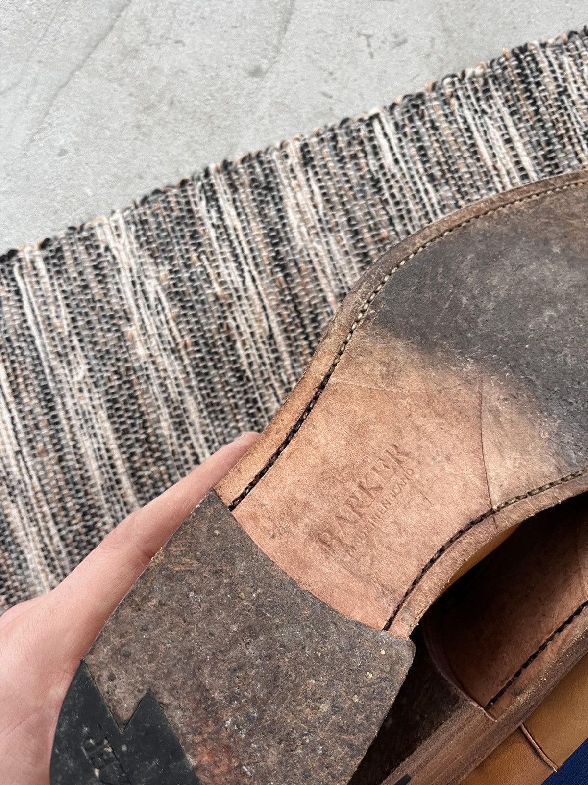 Barker Vintage Luxury Barker Brown Yellow Leather Chelsea Boots Y2K Size US 11.5 / EU 44-45 - 16 Thumbnail