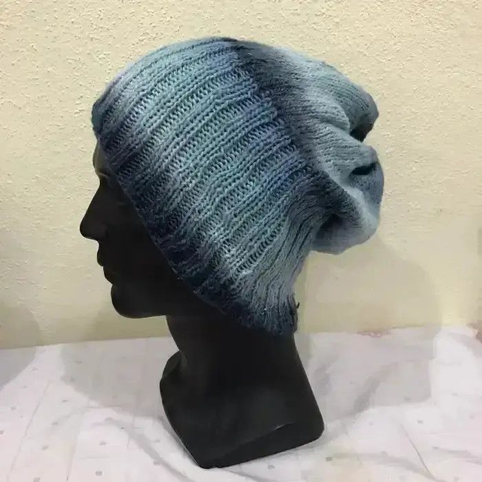 Japanese Brand Tye Dye Design Beanie Hat Size ONE SIZE - 2 Thumbnail