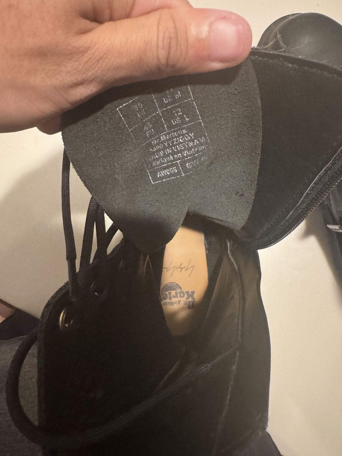 Dr. Martens × Yohji Yamamoto Yohji X Dr Marten Shirley Temperley Twisted Boots Size US 11 / EU 44 - 9 Thumbnail