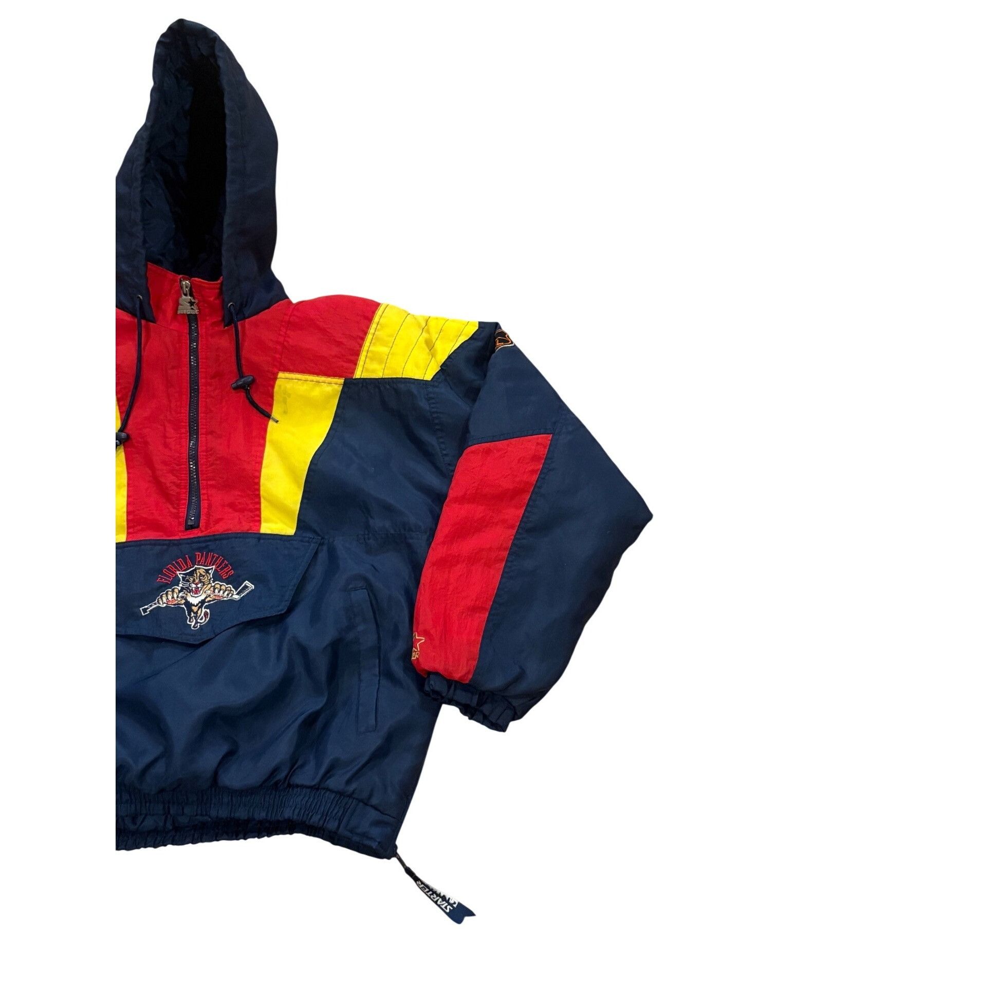 Starter Vintage 90s Starter Florida Panthers NHL Hockey Hooded Puffe Size US M / EU 48-50 / 2 - 4 Thumbnail