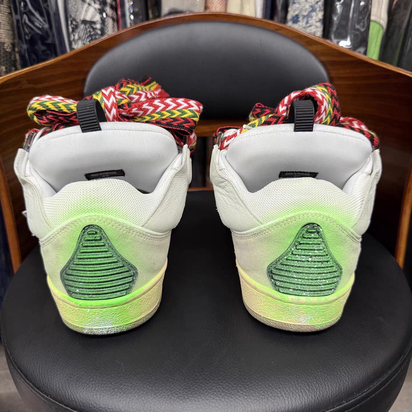 Lanvin Gallery Dept X Lanvin Paint Splatter Curb Sneakers K15 Size US 9 / EU 42 - 3 Thumbnail
