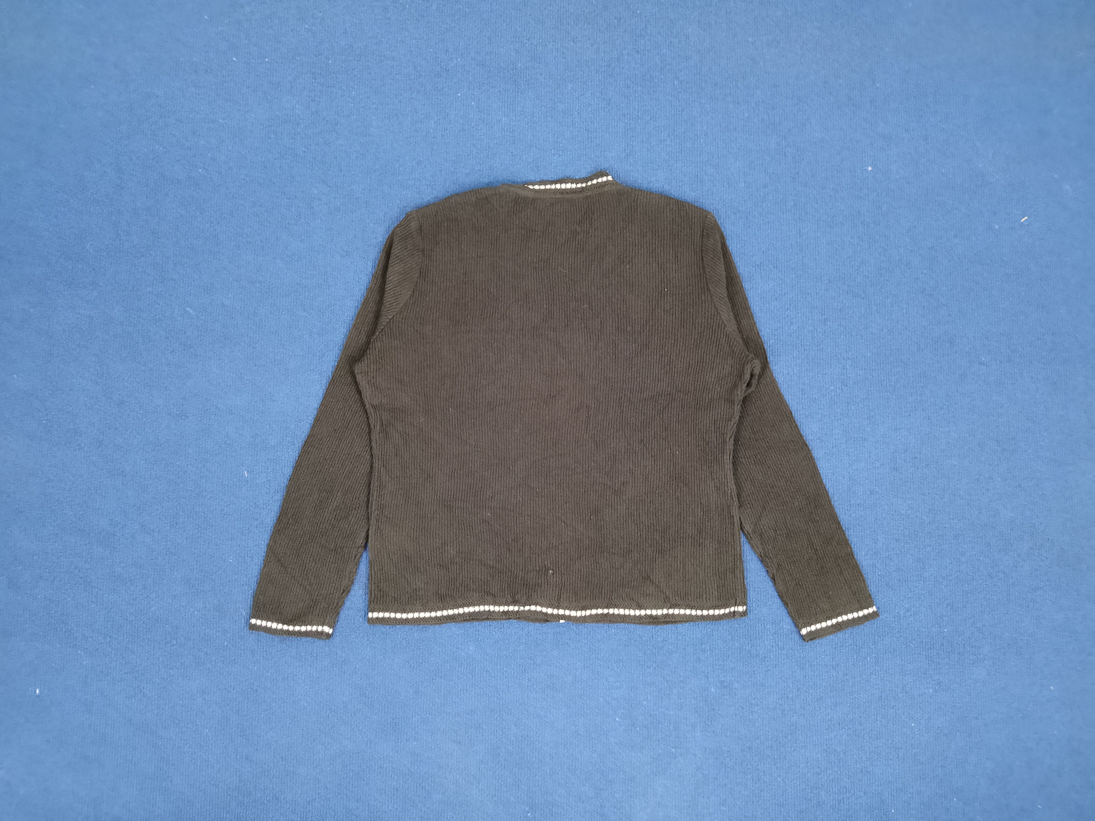 Lanvin × Vintage Vintage LANVIN Long Sleeve Fleece Sweaters Size S / US 4 / IT 40 - 2 Thumbnail
