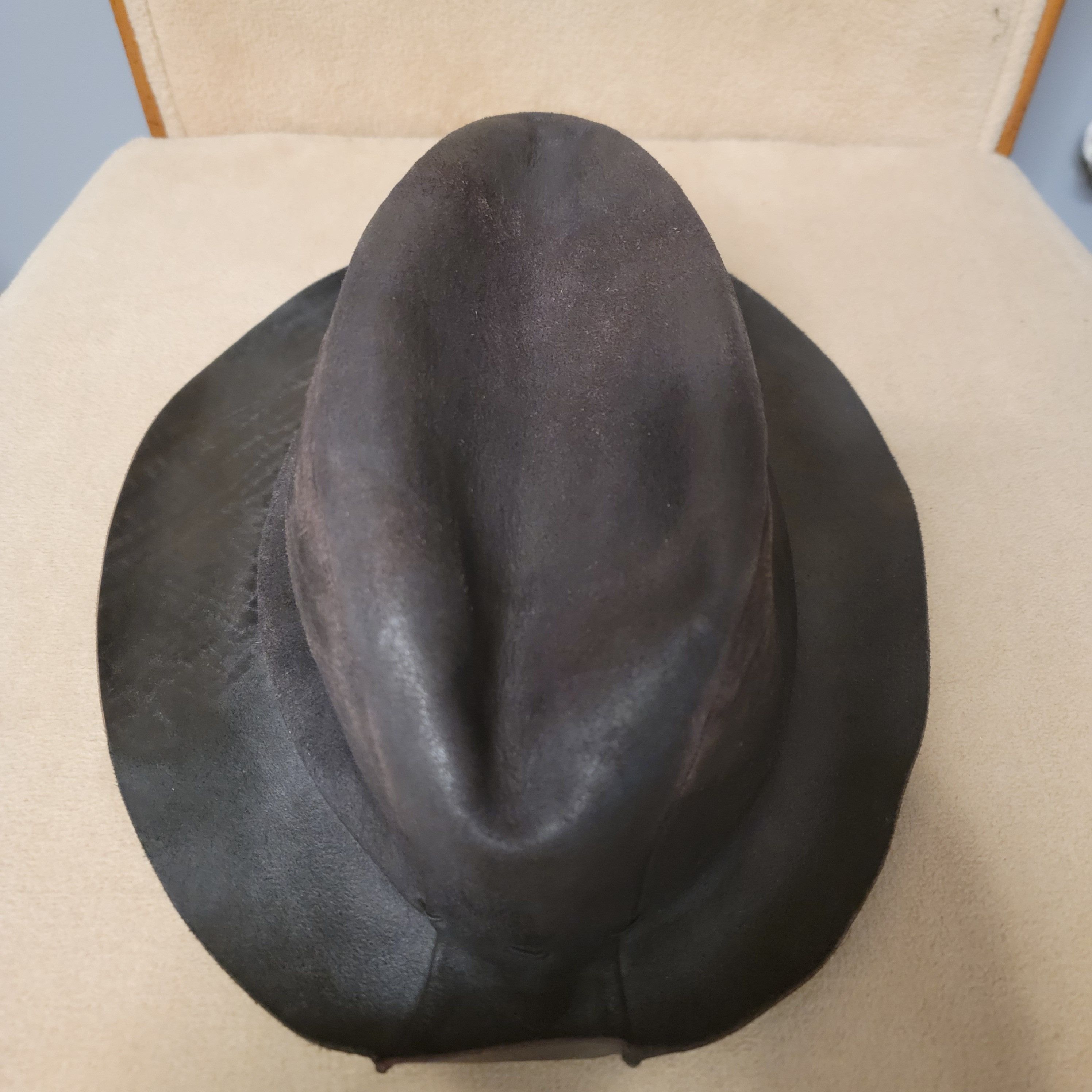 Layer-0 Reverse horse leather hat Size ONE SIZE - 7 Thumbnail
