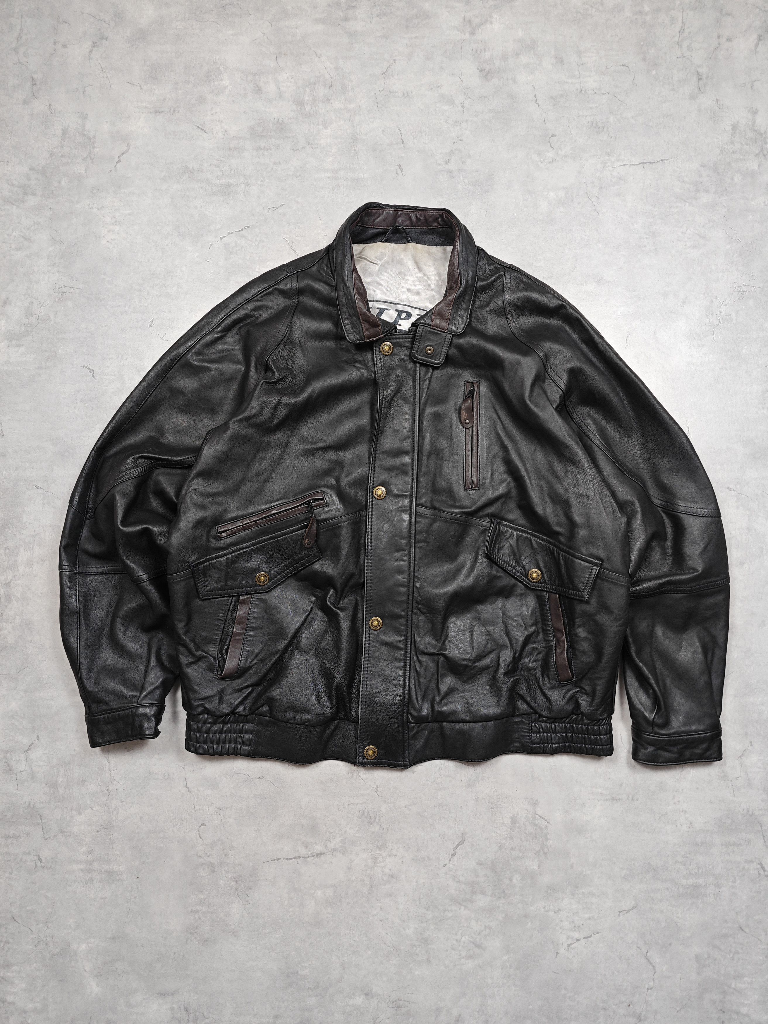 Vintage Vintage Leather Jacket Size US XL / EU 56 / 4 - 1 Thumbnail