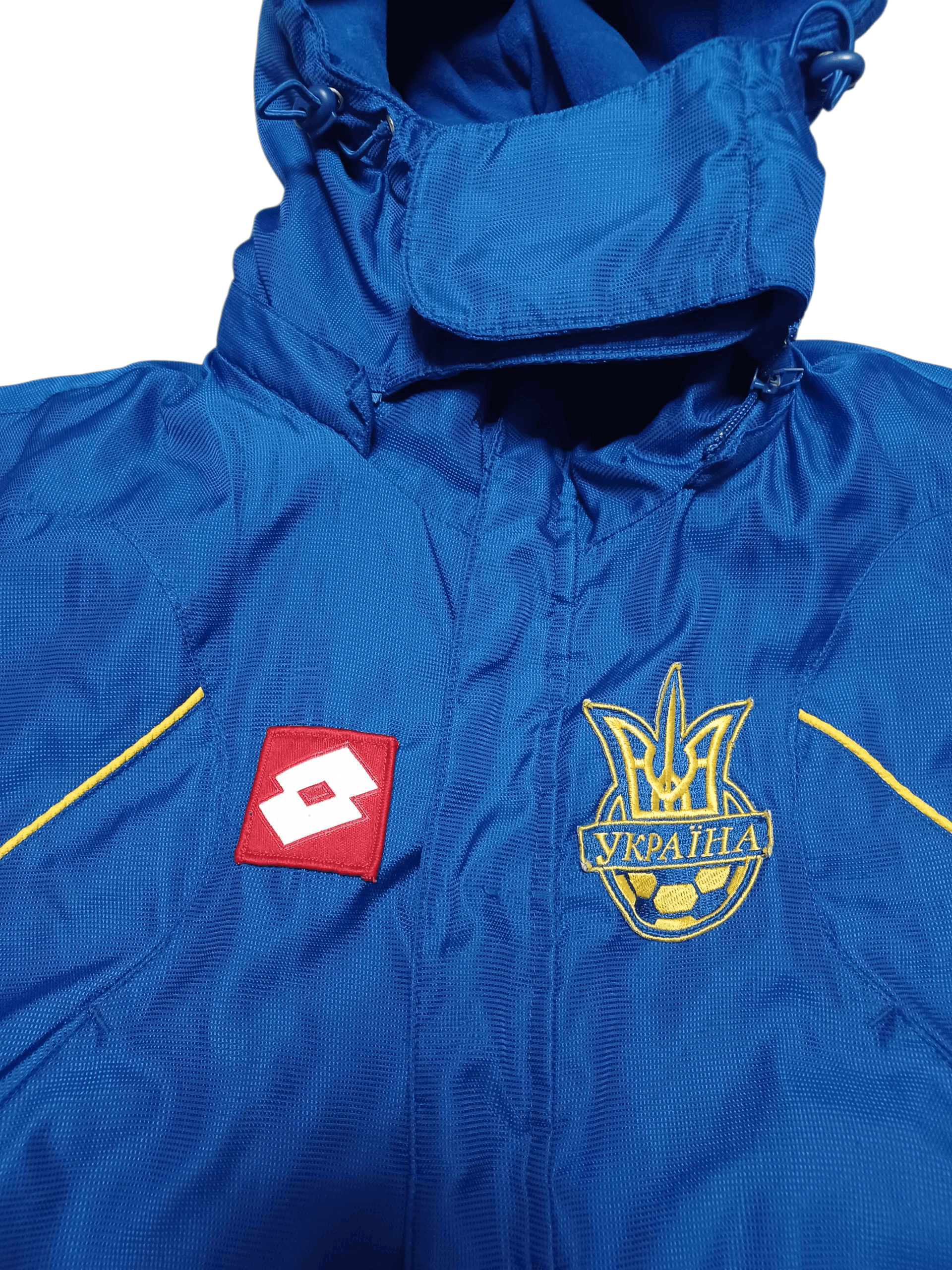 Lotto Sport LOTTO VINTAGE 2004 UKRAINE SOCCER TEAM PARKA JACKET Size US XL / EU 56 / 4 - 2 Thumbnail