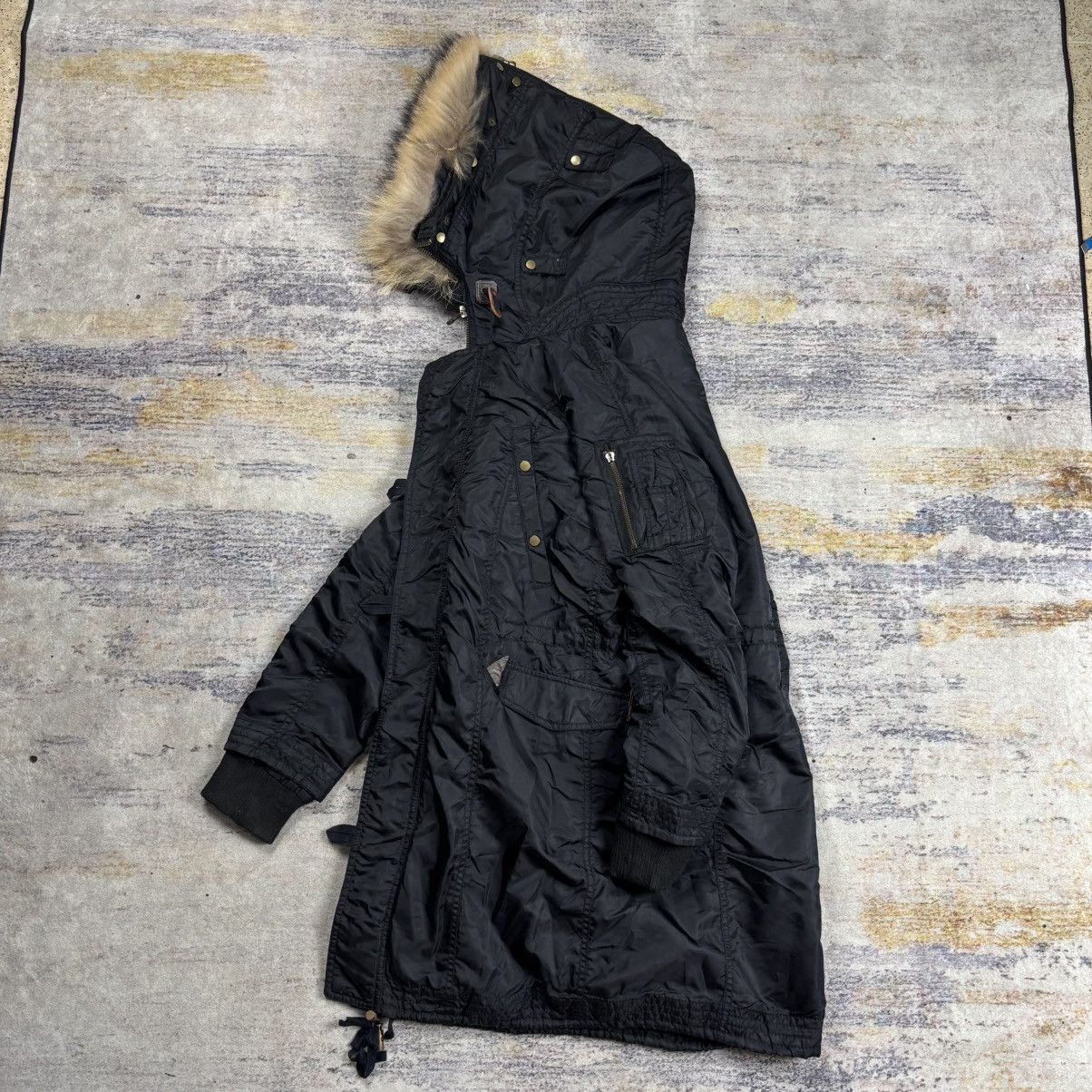GOA Goa raccoon fur hoodie parka jacket double zipper Size US M / EU 48-50 / 2 - 3 Thumbnail