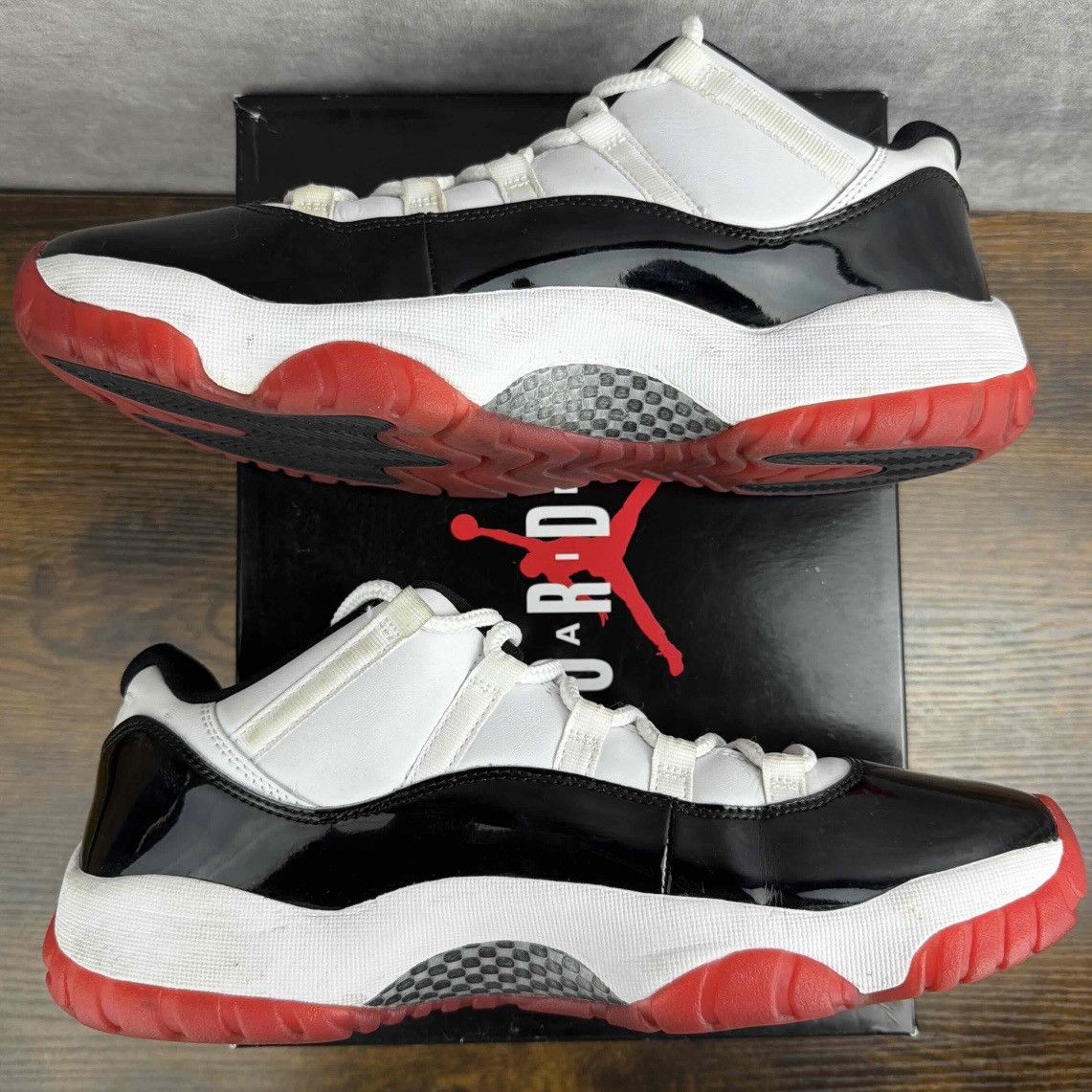 Jordan Brand Air Jordan 11 Retro Low Concord Bred AV2187-160 Men’s OG MJ Size US 11.5 / EU 44-45 - 4 Thumbnail