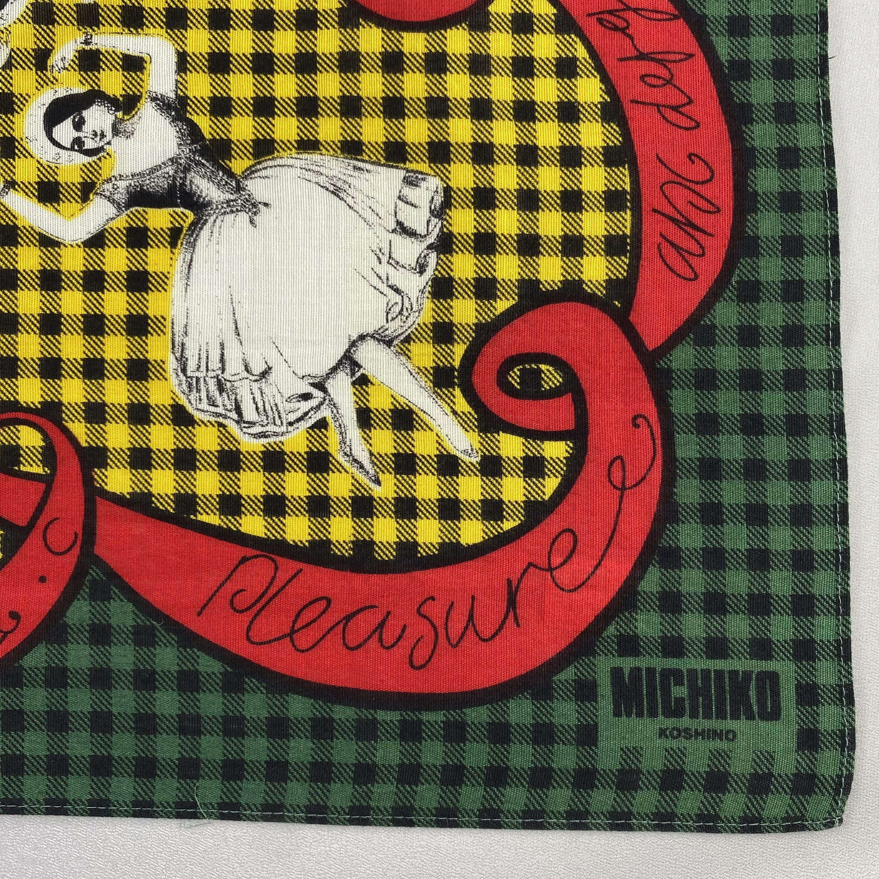 Michiko Koshino London × Vintage Michiko Koshino London Handkerchief / Neckerchief-P1453 Size ONE SIZE - 3 Thumbnail