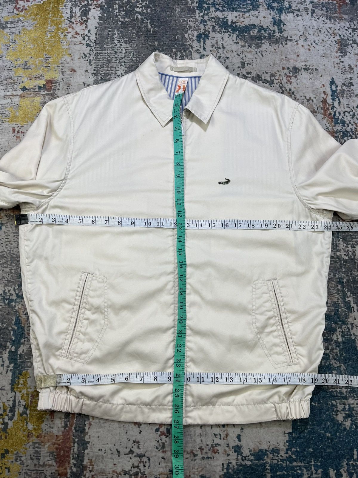 Lacoste Crocodile Zip Up Jacket Size US M / EU 48-50 / 2 - 11 Thumbnail