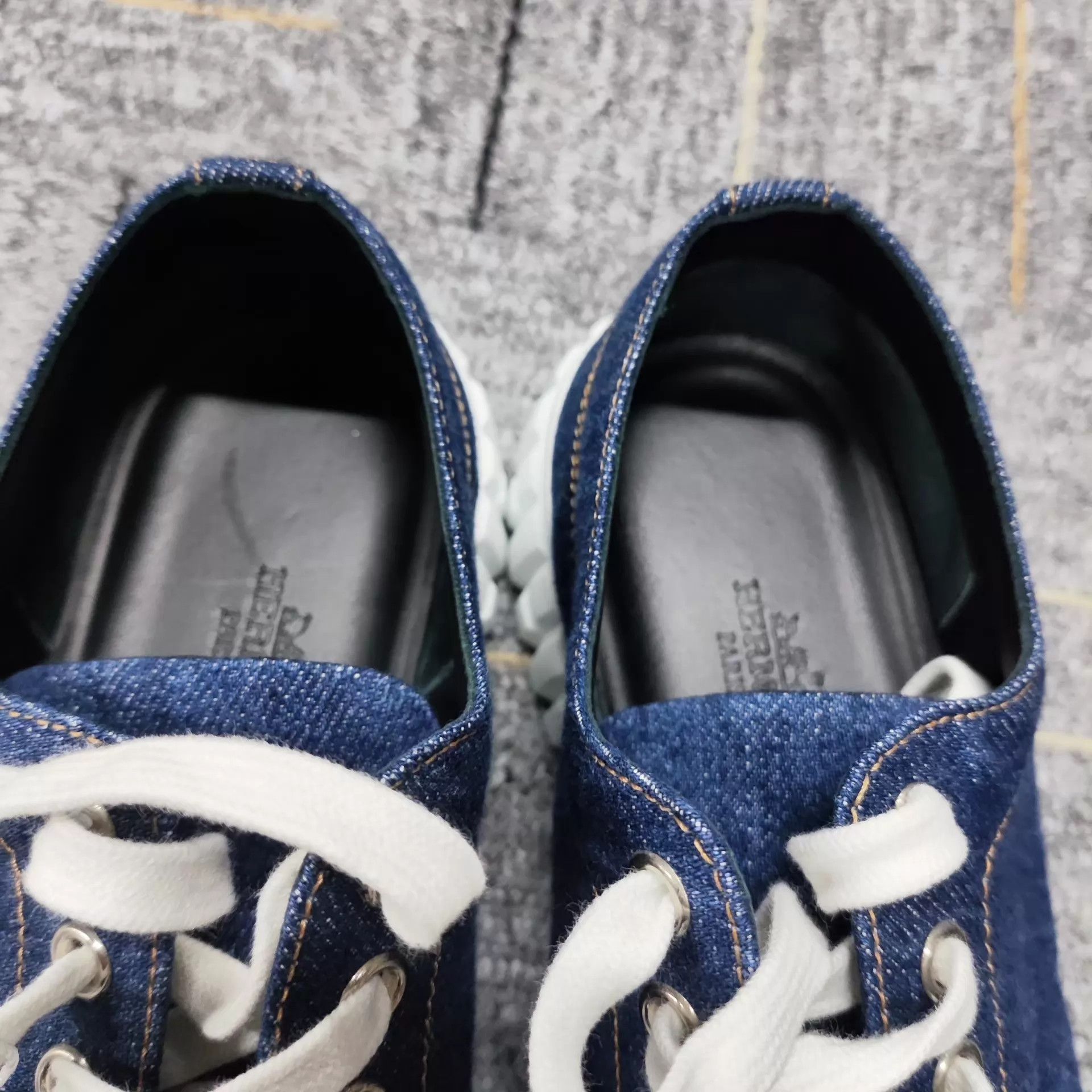 Hermes Hermès Denim Cookie Sneaker 36 Size US 5.5 / IT 35.5 - 4 Thumbnail