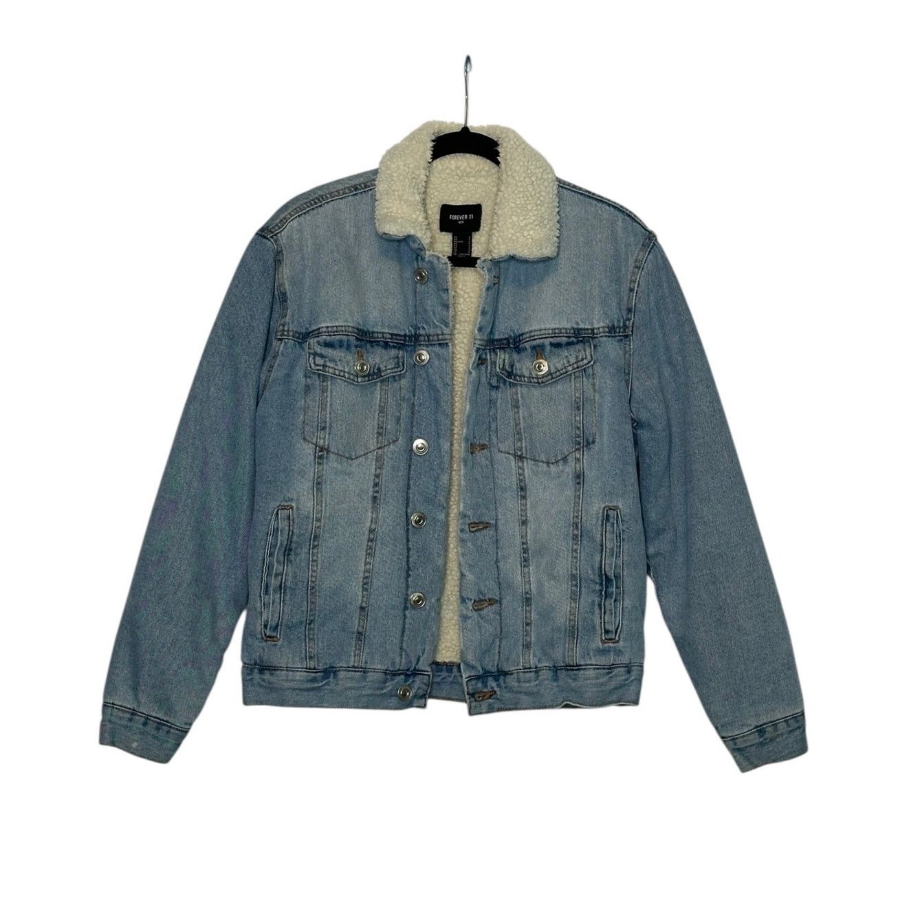 Forever 21 Forever 21 men Jean Sherpa buttoned jean jacket size S Size US S / EU 44-46 / 1 - 6 Thumbnail