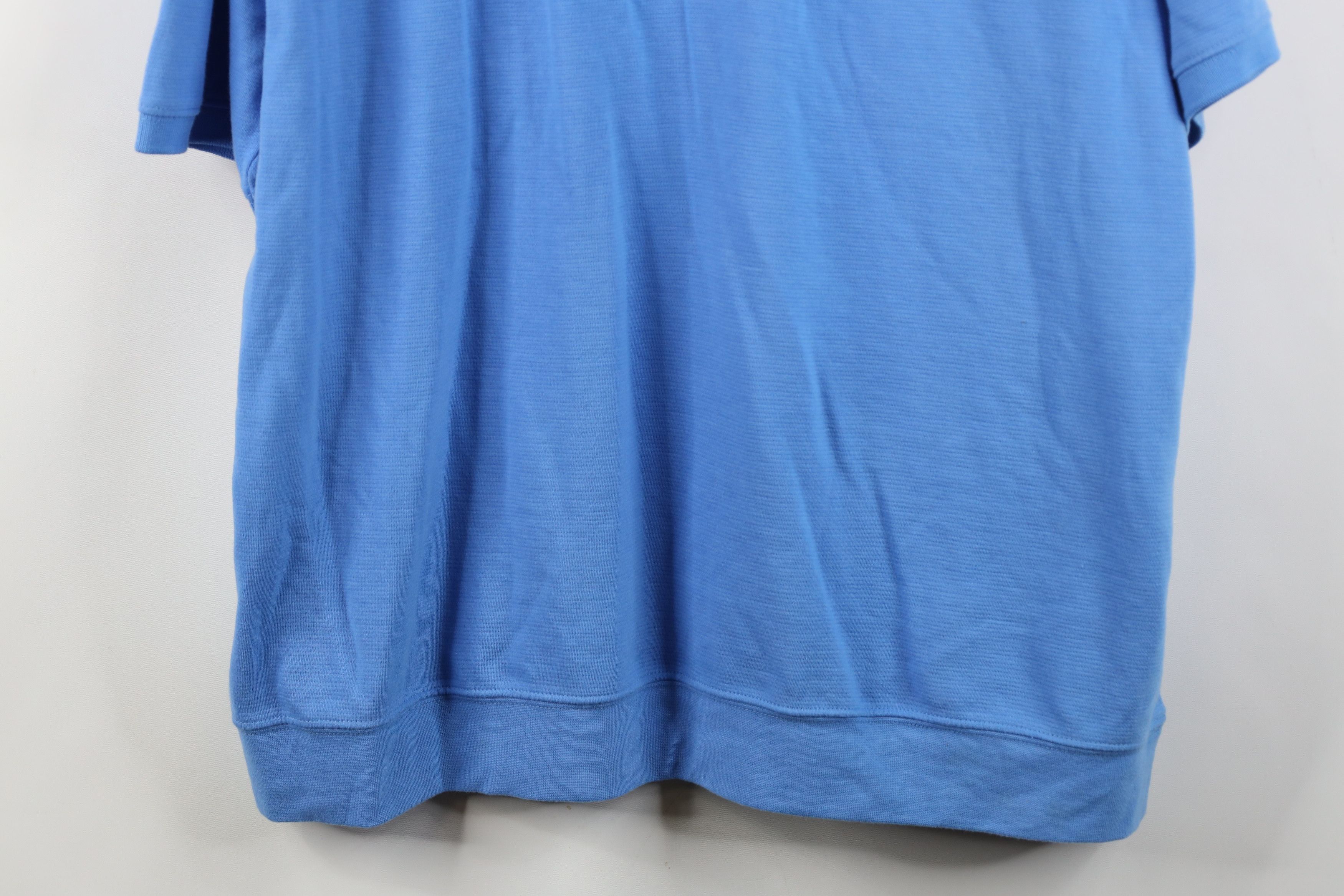 Vintage Vintage 90s Streetwear Collared Pullover Polo Shirt Blue Size US XL / EU 56 / 4 - 3 Thumbnail