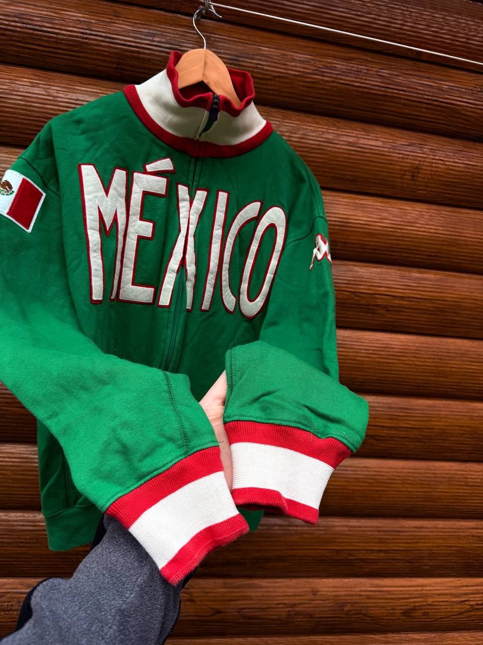 Kappa Vintage Kappa Mexico Football Jacket Soccer Sweatshirt Mens Size US L / EU 52-54 / 3 - 4 Thumbnail