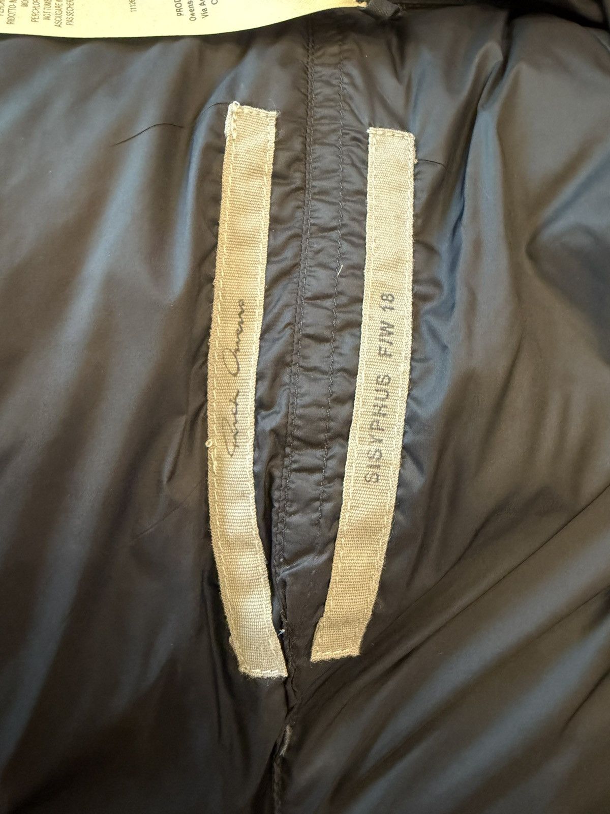 Rick Owens RICK OWENS SISYPHUS DOWN JACKET Size M / US 6-8 / IT 42-44 - 3 Thumbnail