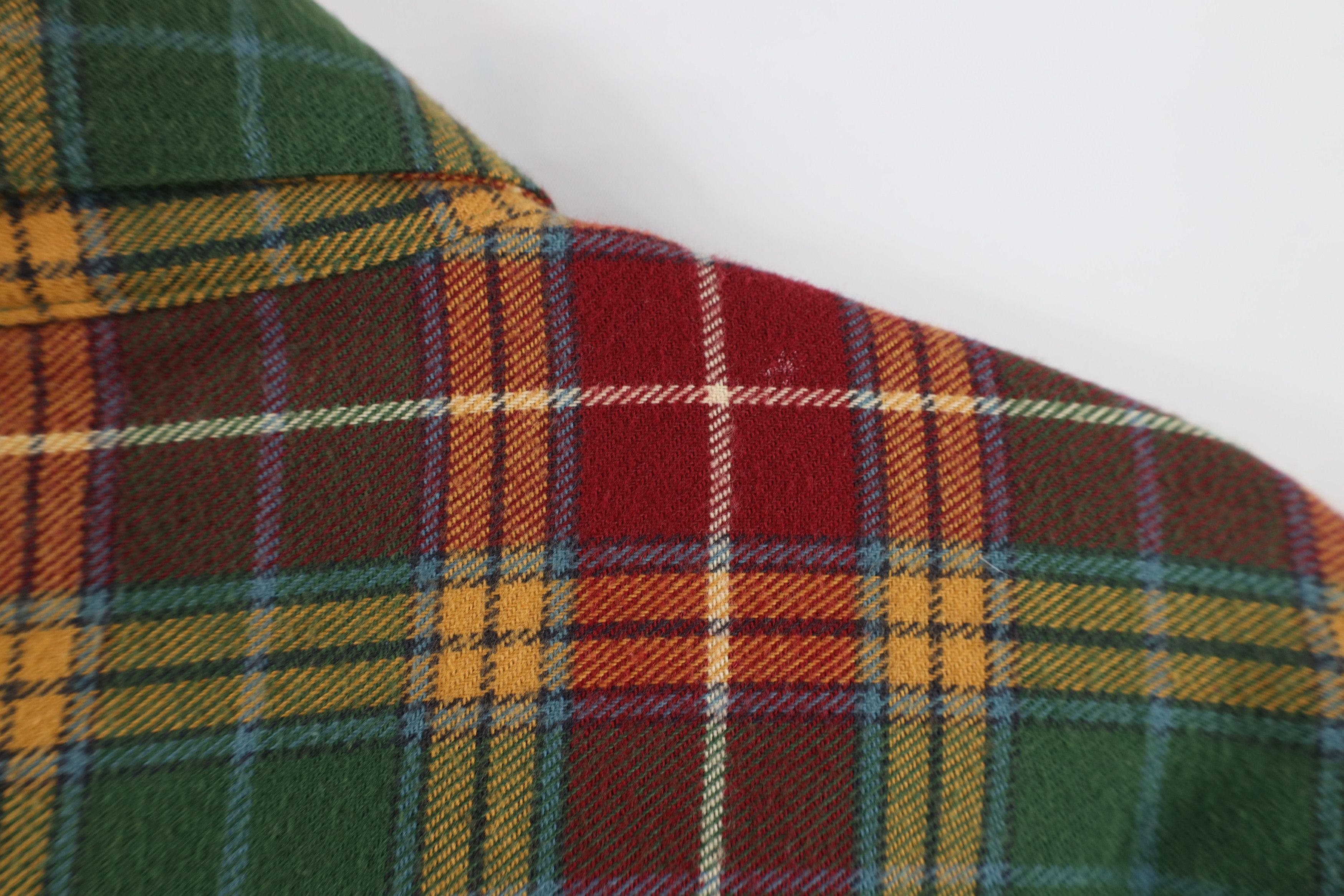 L.L. Bean Vintage LL Bean Flannel Collared Button Down Shirt Plaid Size US L / EU 52-54 / 3 - 11 Thumbnail