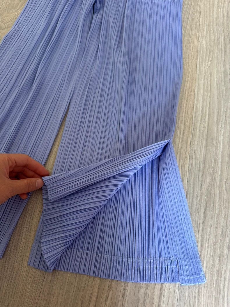 Issey Miyake issey miyake size:3 Purple pleated pants 2506-Nextarrow Size 42" / US 20 - 2 Thumbnail