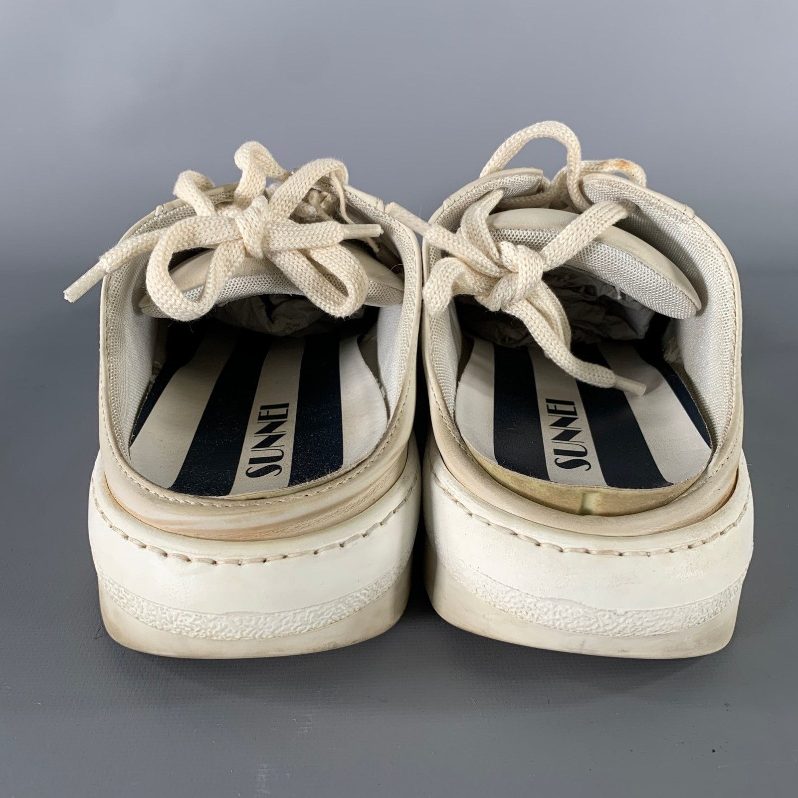Sunnei SUNNEI Size 11 Cream White Slip On Sneakers Size US 11 / EU 44 - 3 Thumbnail