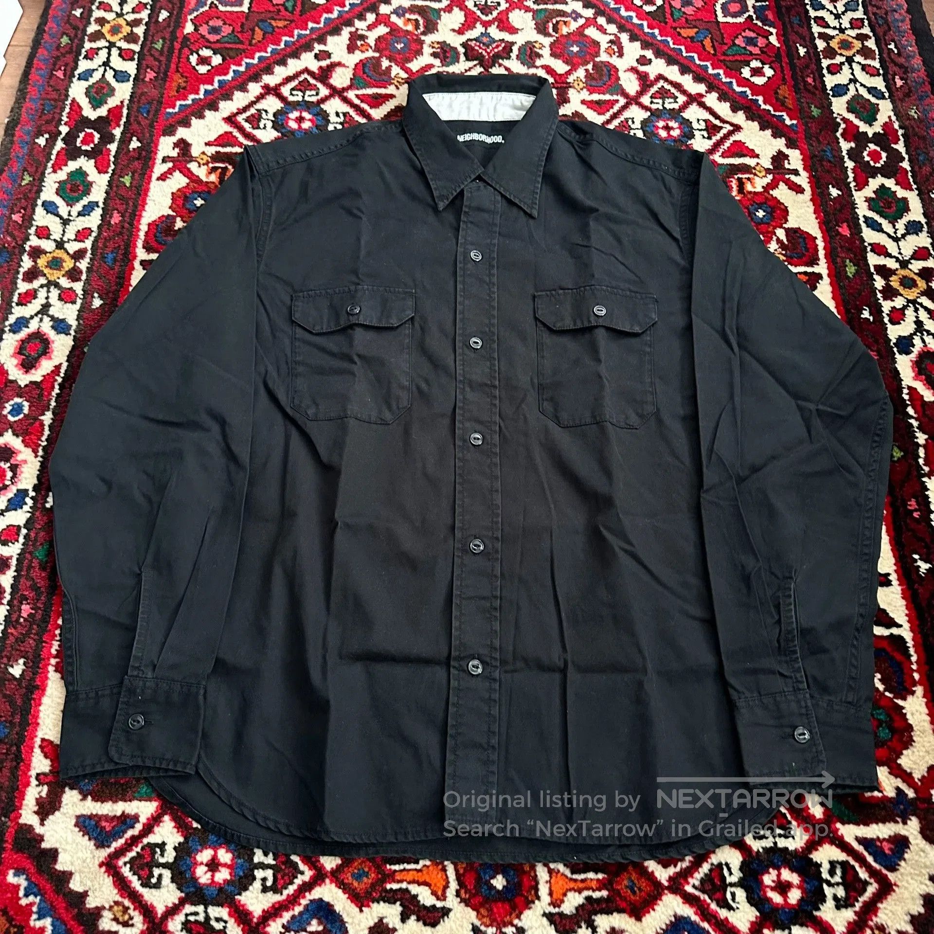 Neighborhood Neighborhood 20AW Black Shirt. Size US M / EU 48-50 / 2 - 3 Thumbnail
