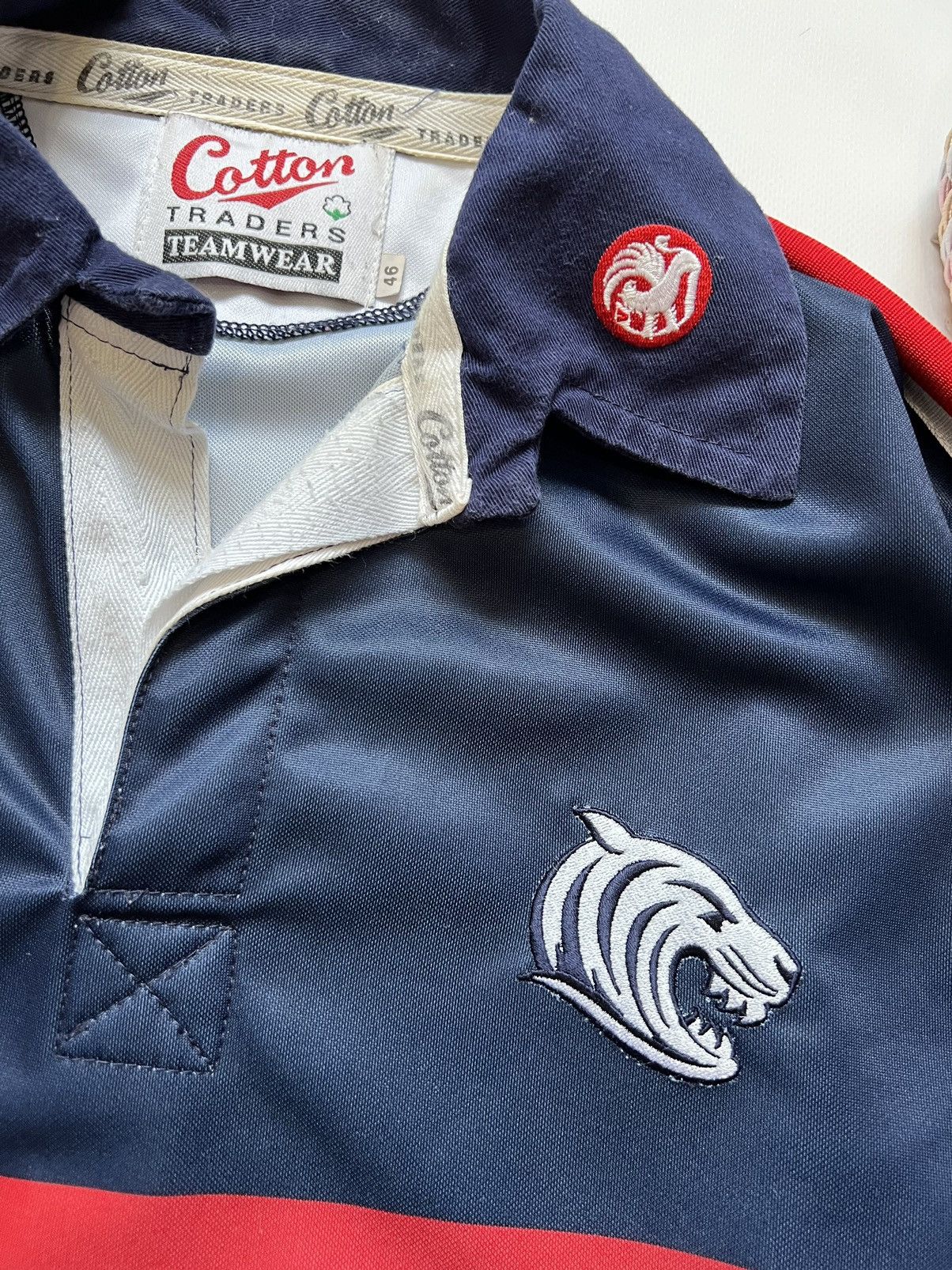 Cotton Traders Vintage Cotton Traders Leicester Tigers 2001 Rugby Shirt Size US XL / EU 56 / 4 - 4 Thumbnail
