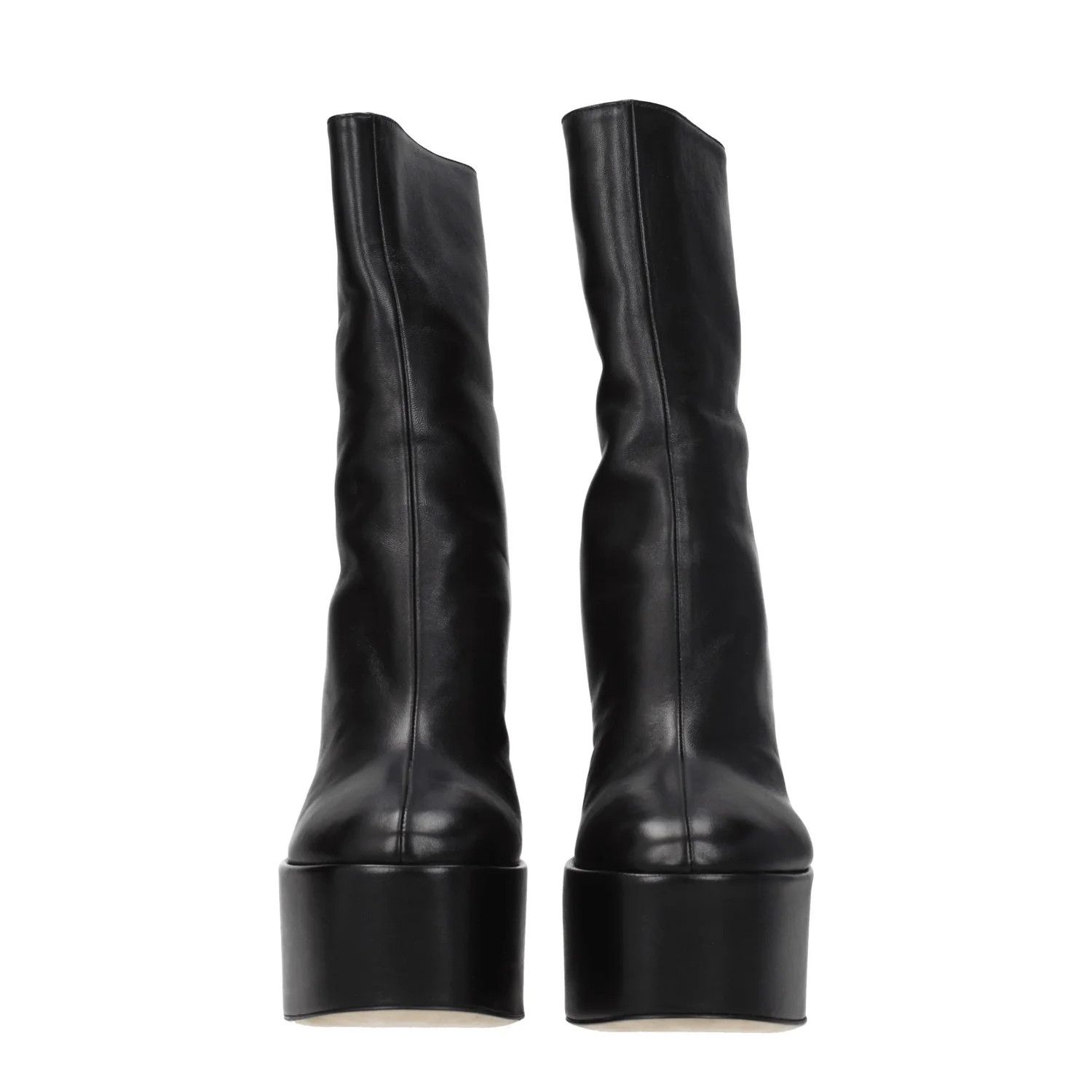 Paris Texas ob1o1e1124 Leather Ankle Boots in Black Size US 10 / IT 40 - 3 Thumbnail