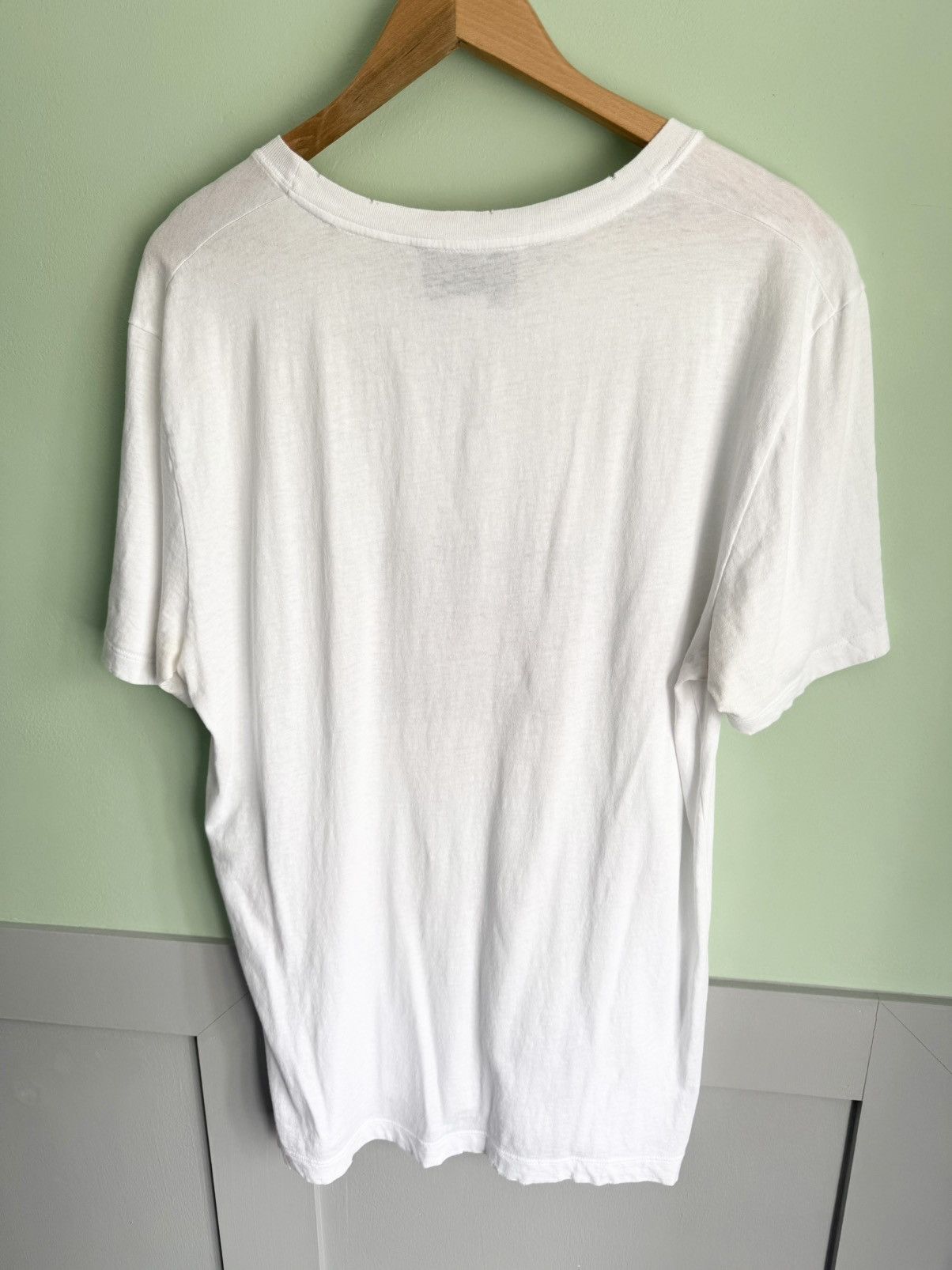 Gucci Gucci White Logo Tee Size L Size US L / EU 52-54 / 3 - 2 Thumbnail