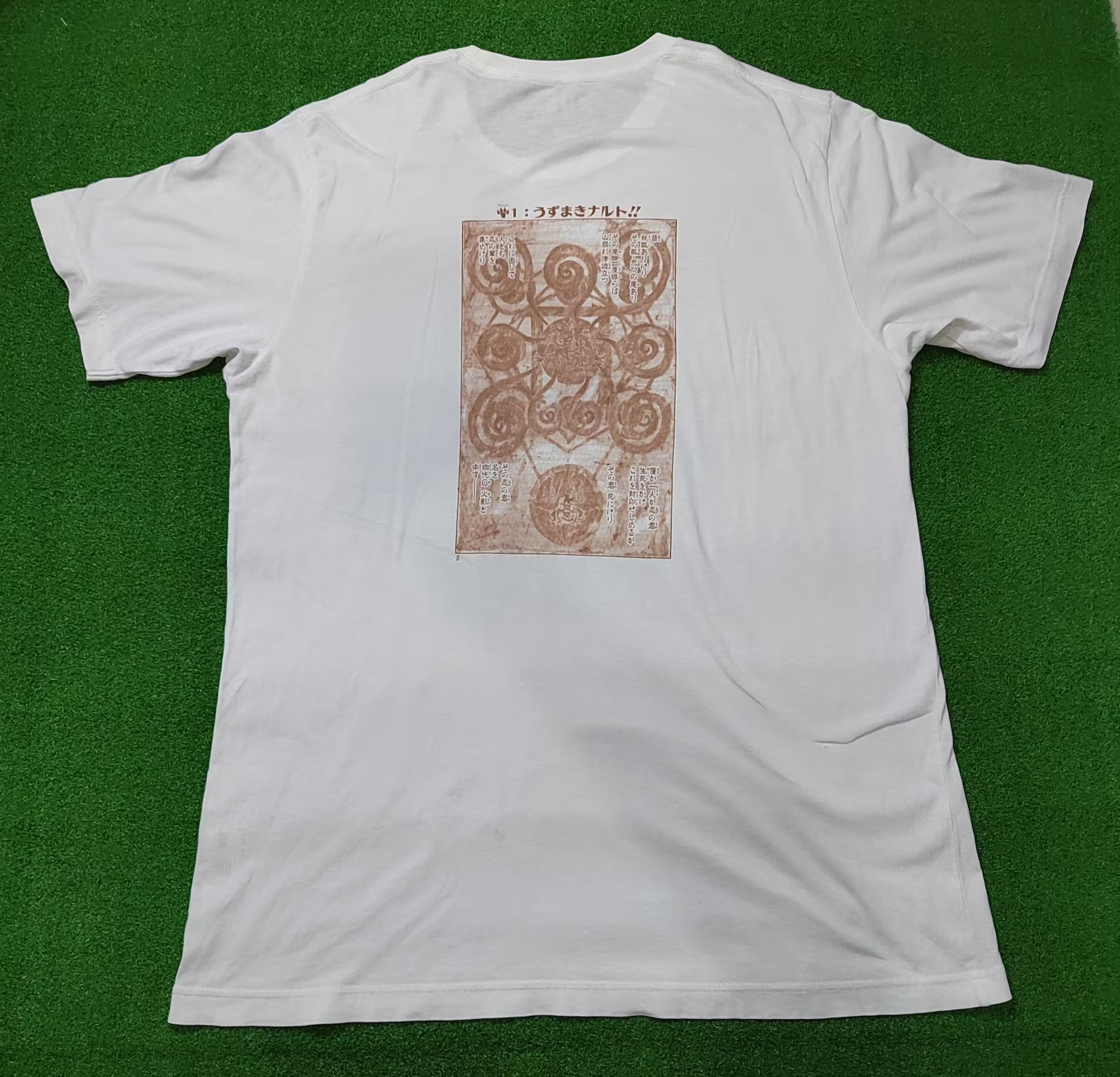 Anime × Cartoon Network × Vintage Naruto BigPrint Design Uniqlo | Evangelion | Hunterxhunter Size US XL / EU 56 / 4 - 6 Thumbnail