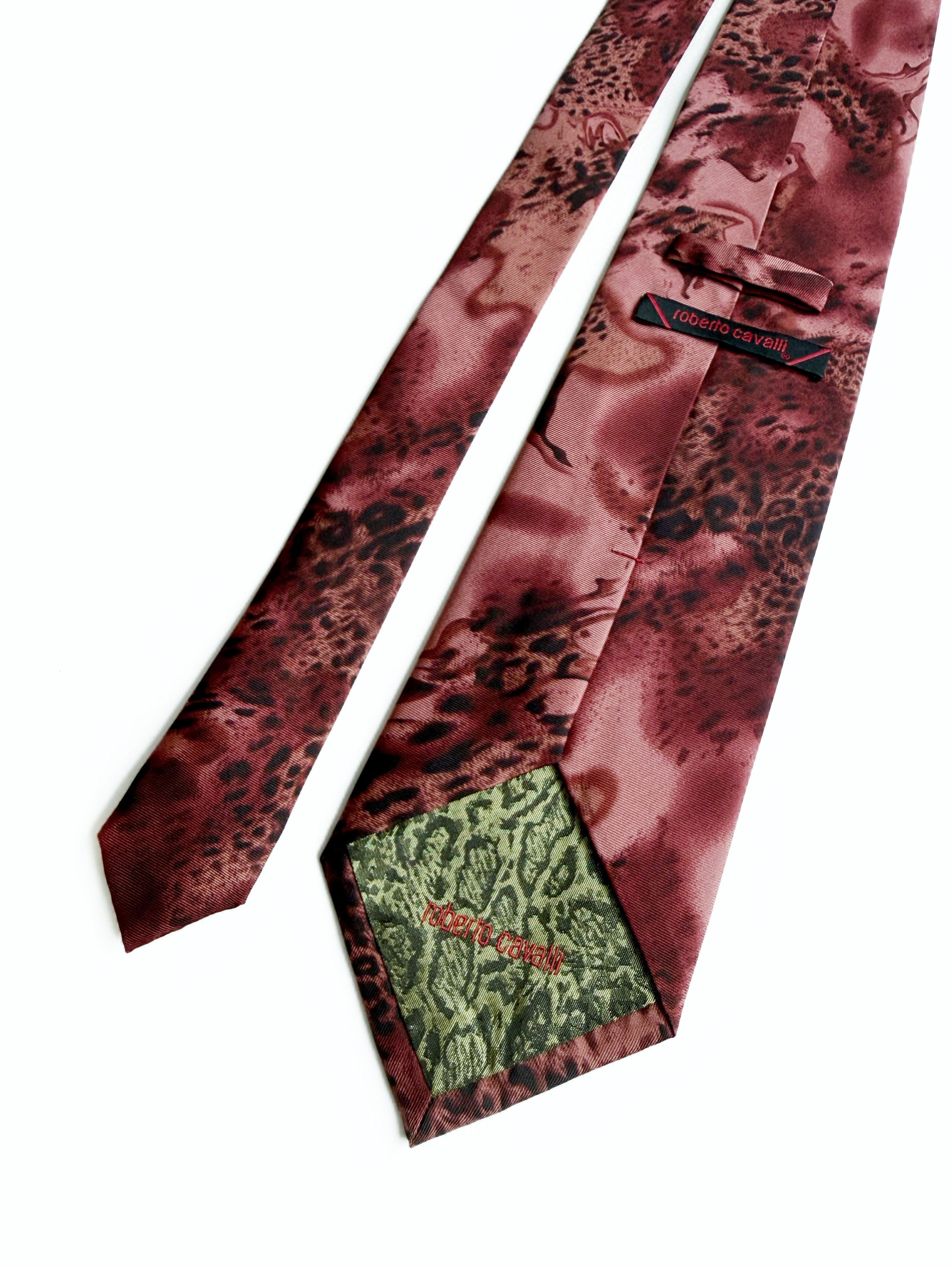 Roberto Cavalli Stunning Vintage Men's Roberto Cavalli Leopard Silk NeckTie Size ONE SIZE - 5 Thumbnail