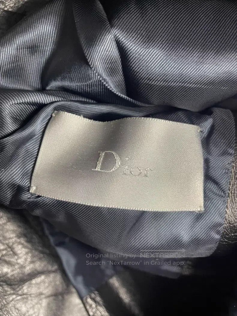Dior Dior Bellows Pleats Leather Cracked Leather Jacket Size US S / EU 44-46 / 1 - 6 Thumbnail