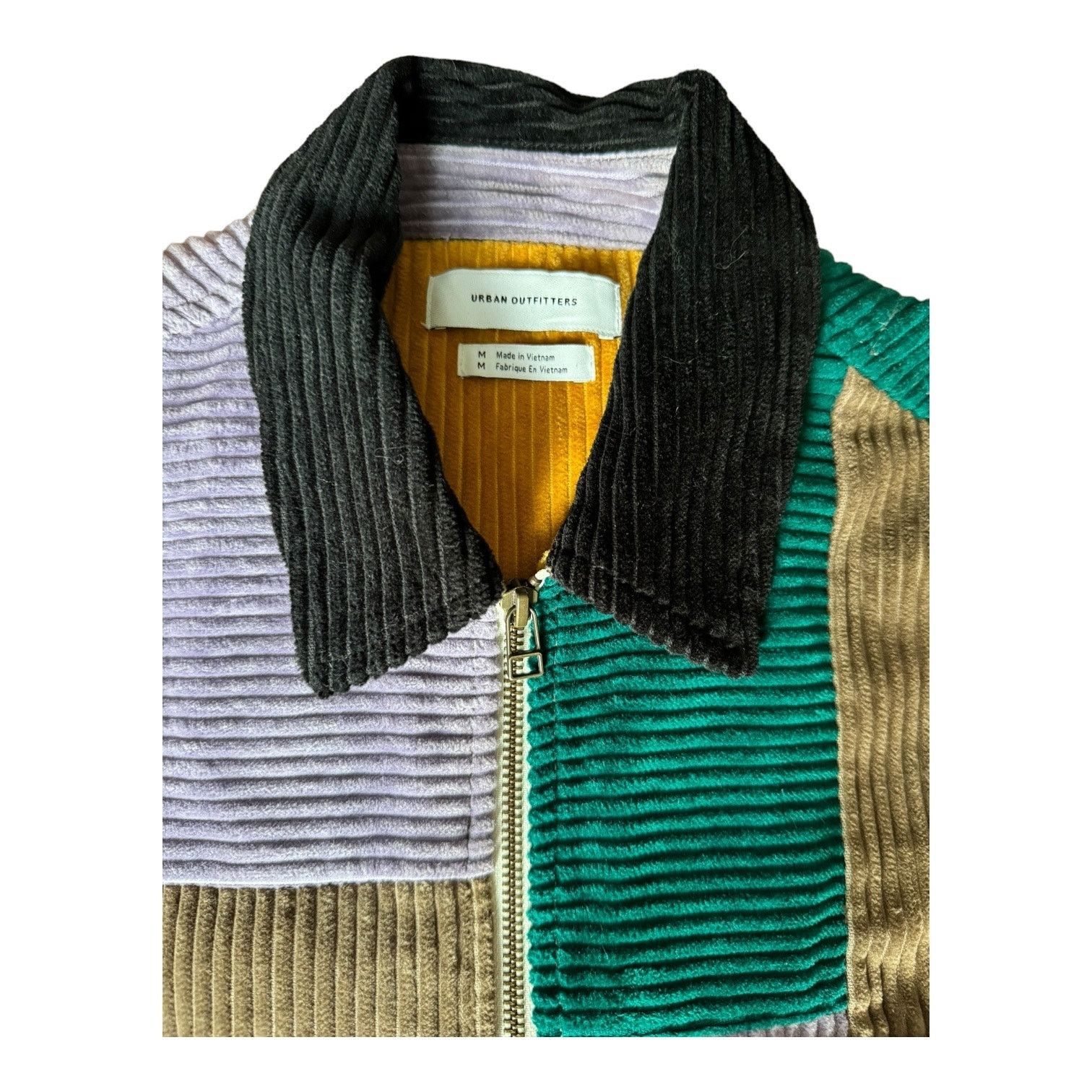 Urban Outfitters Urban outfitters UO Ryder Blocked Corduroy Zip Shirt medium Size US M / EU 48-50 / 2 - 3 Thumbnail