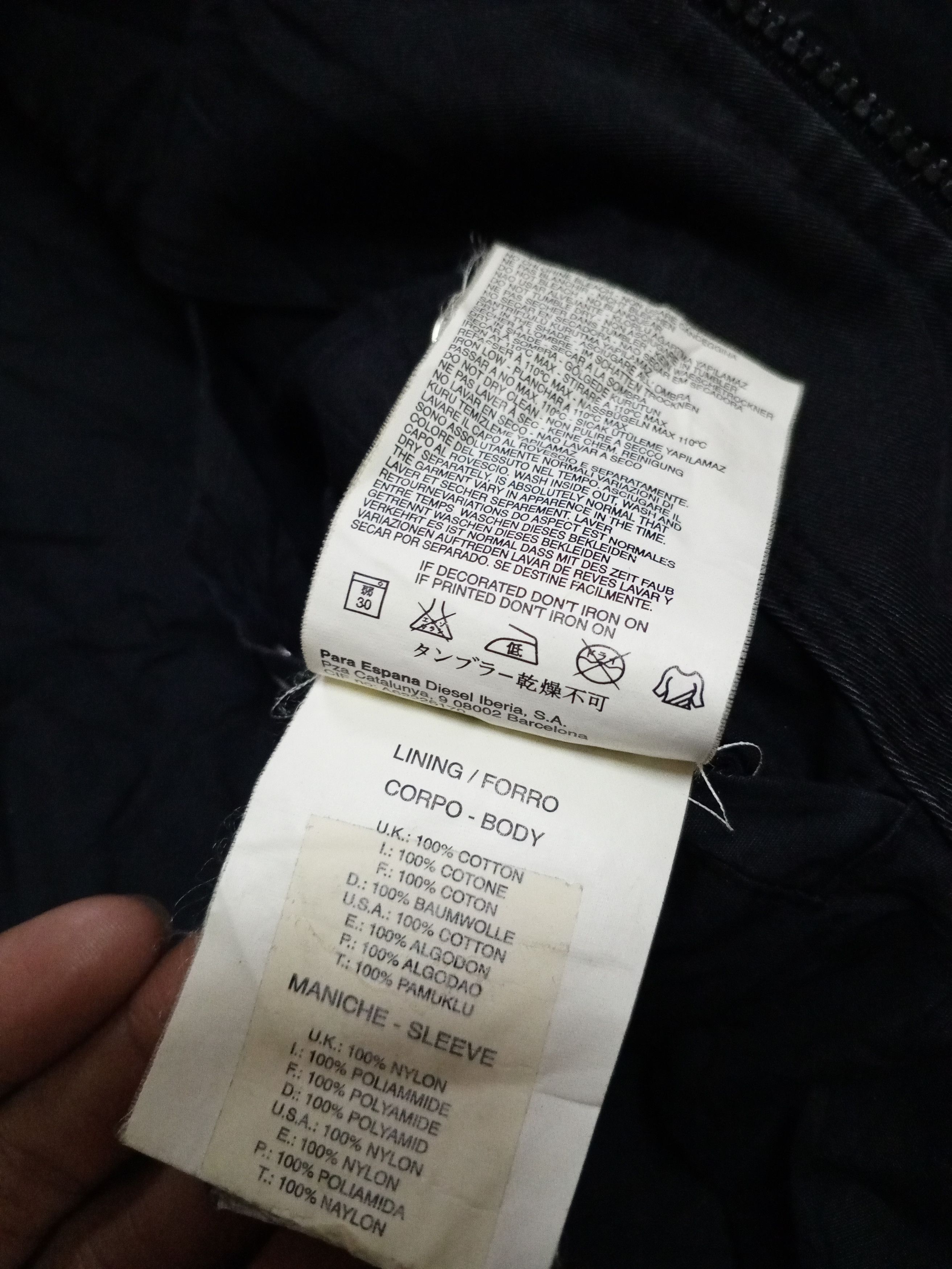 Diesel DIESEL JACKET RARE MANY POCKETS BLACK Size US M / EU 48-50 / 2 - 20 Thumbnail