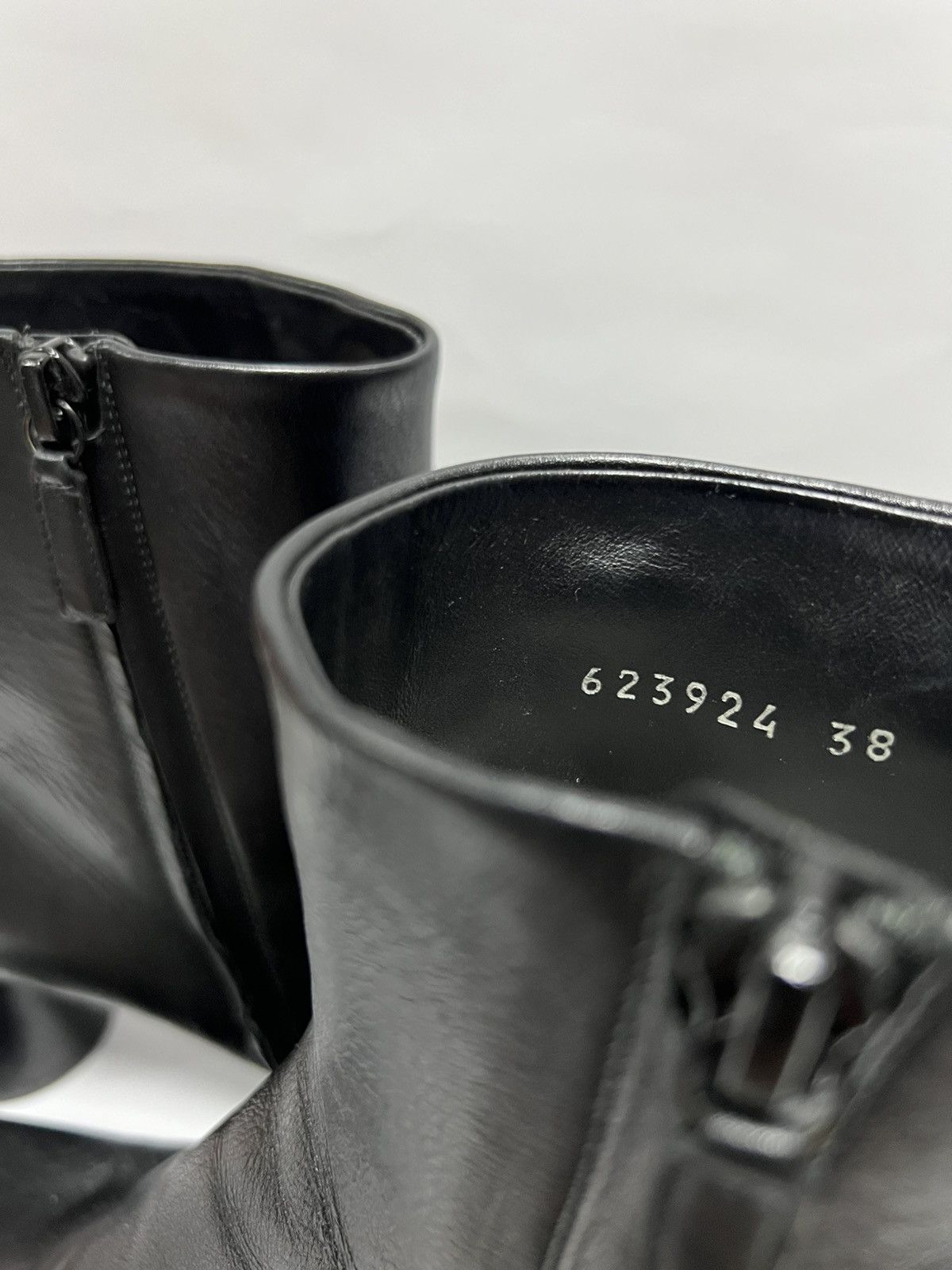Balenciaga Balenciaga - Square Toe Leather Ankle Boots Size US 8 / IT 38 - 12 Thumbnail
