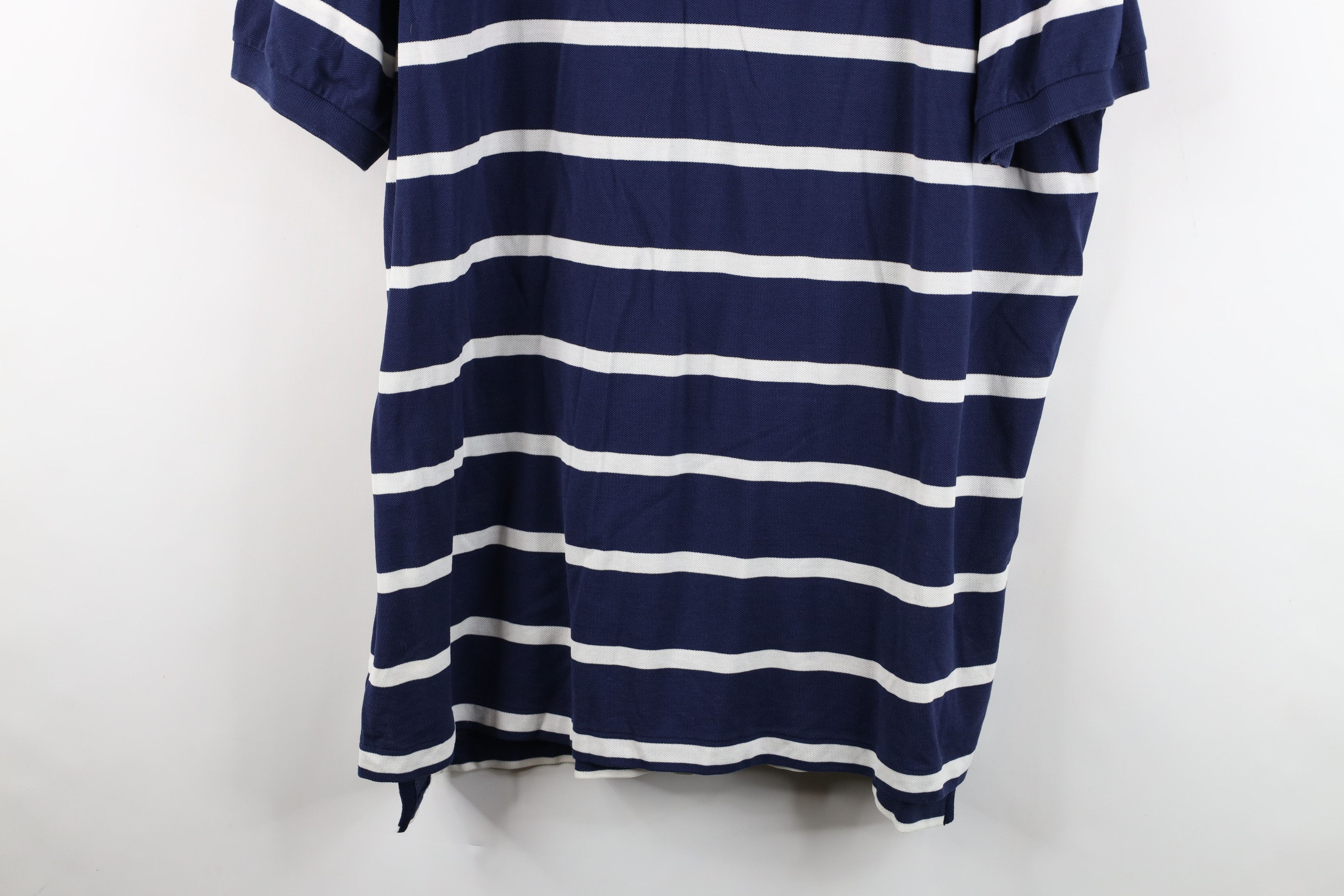 Ralph Lauren Vintage 90s Ralph Lauren Collared Golf Polo Shirt Stripe Size US XXL / EU 58 / 5 - 3 Thumbnail