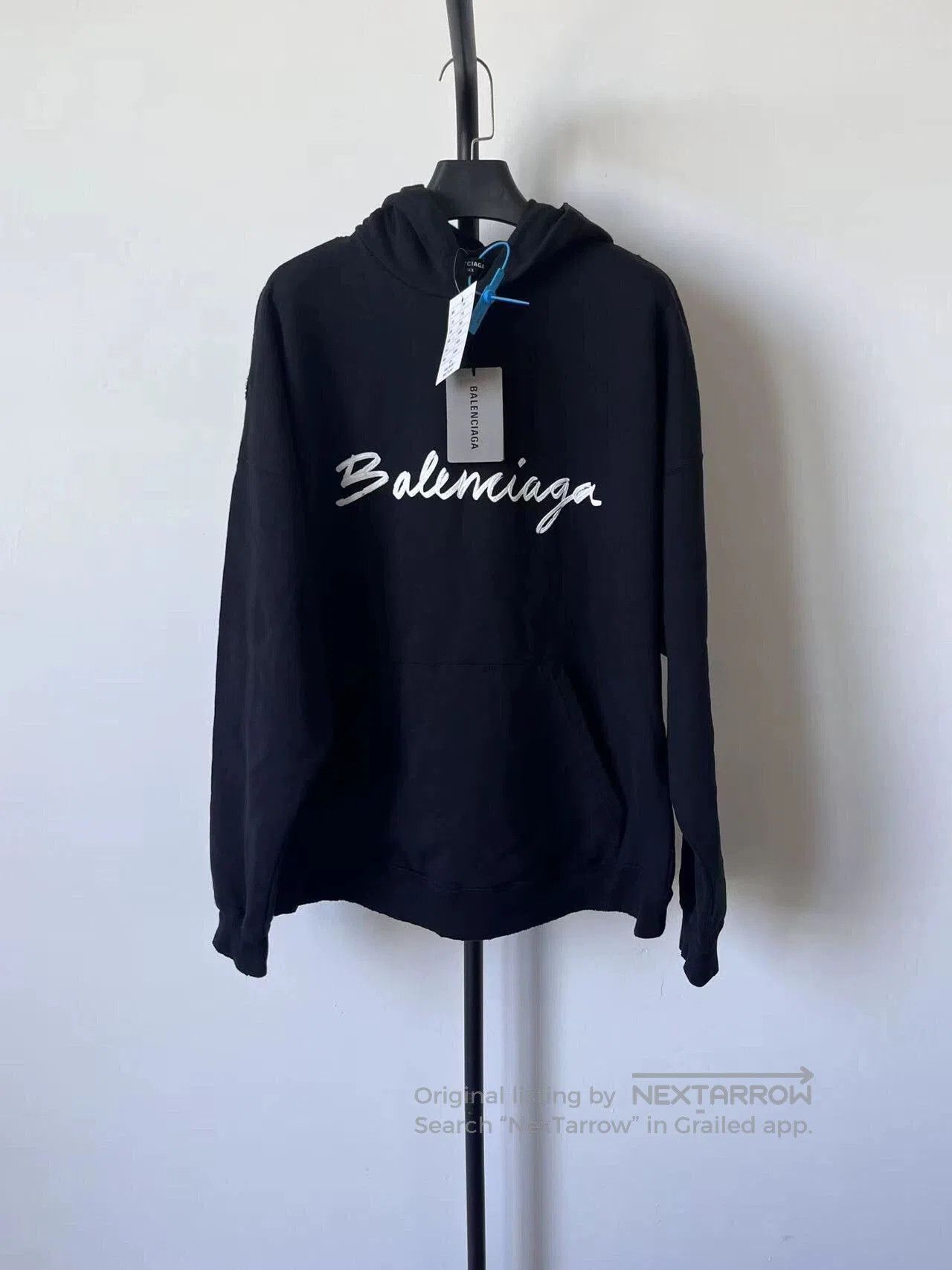 Balenciaga Balenciaga Logo Print Casual Hoodie. Size US S / EU 44-46 / 1 - 1 Thumbnail