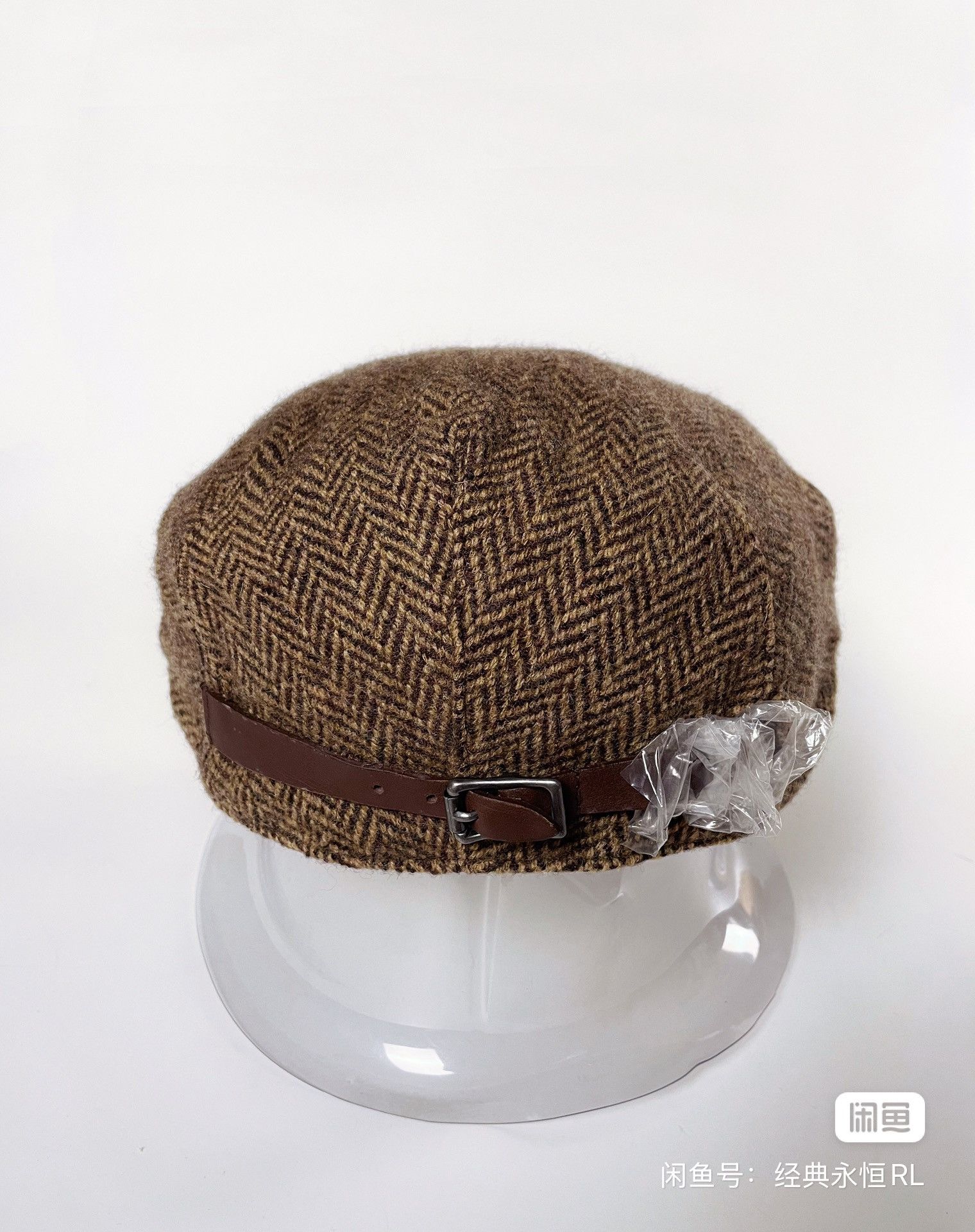 Ralph Lauren Polo Ralph Lauren Wool Tweed Flat Cap Newsboy Cap Peaked Hat Size ONE SIZE - 3 Thumbnail