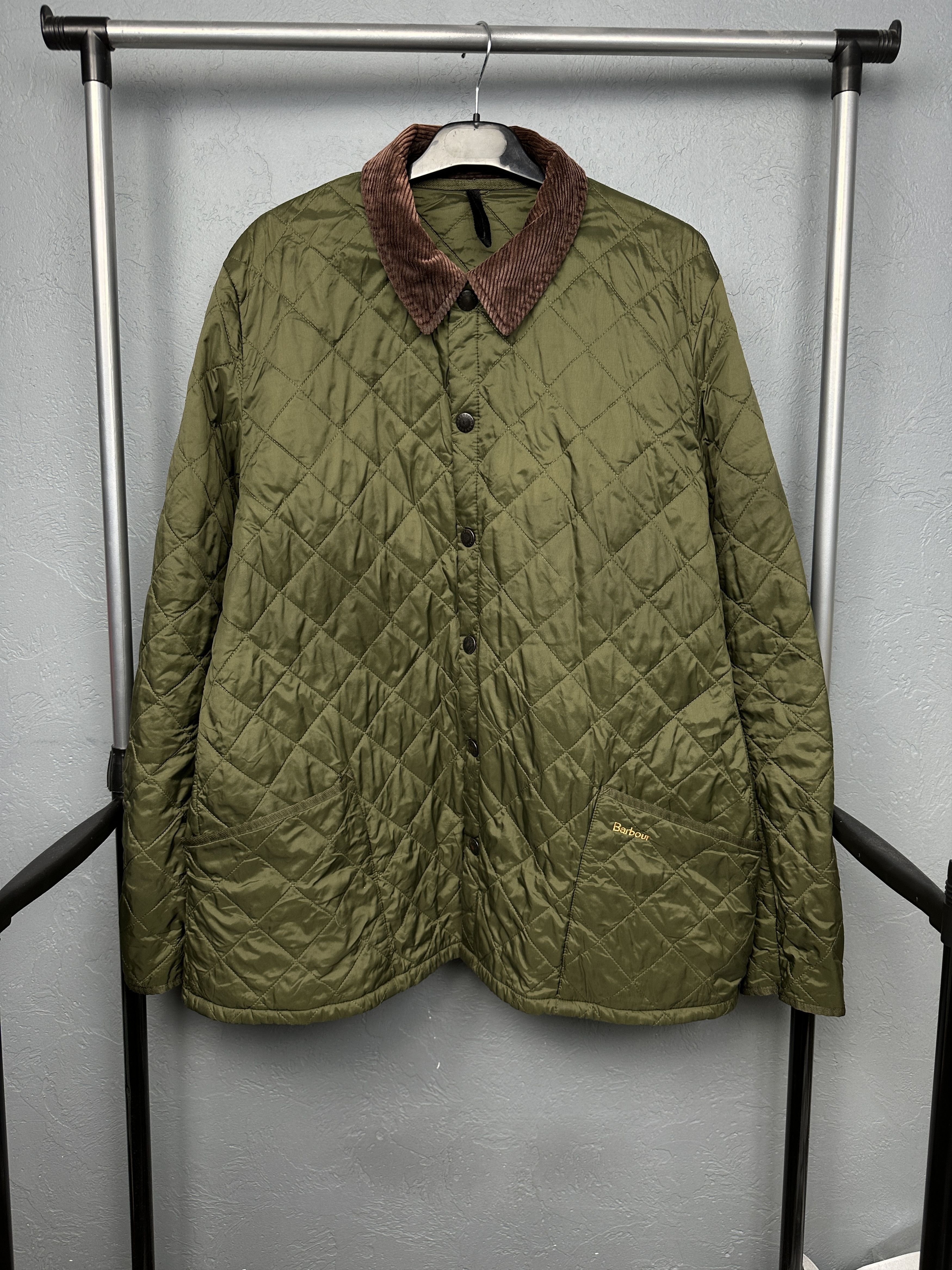 Barbour Barbour Mens Heritage Liddesdale Quilted Jacket Size US XXL / EU 58 / 5 - 1 Thumbnail