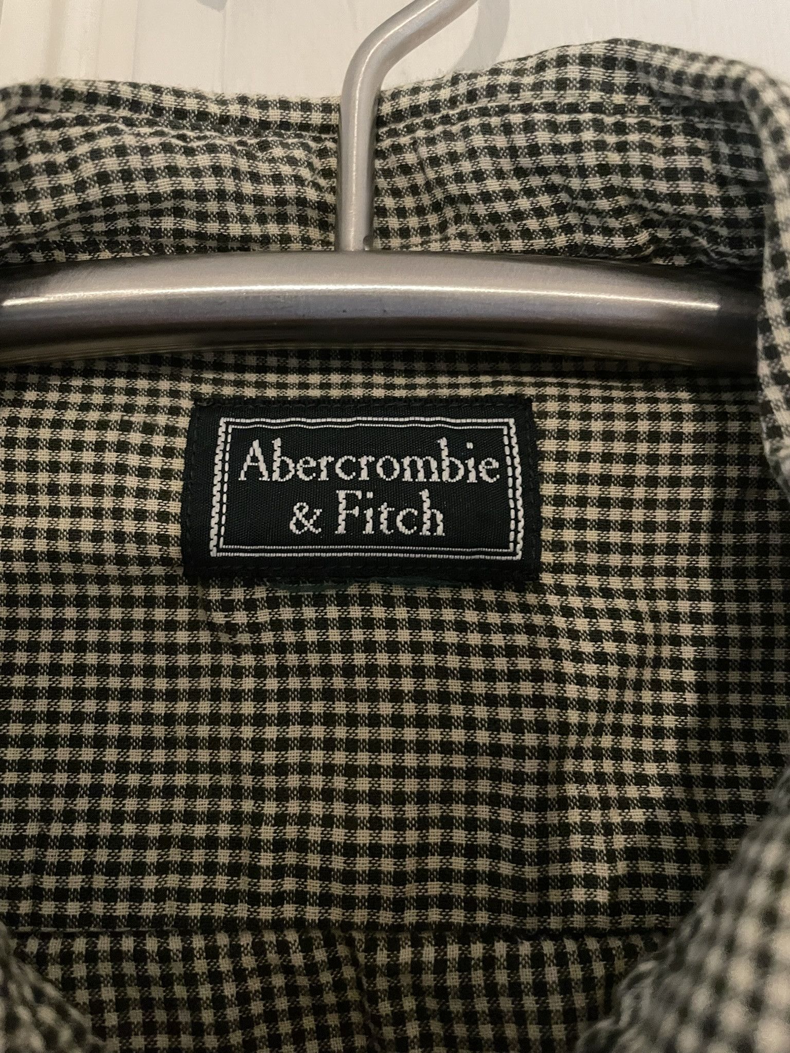 Abercrombie & Fitch Abercrombie & Fitch Short Sleeve Checkered Shirt Size S / US 4 / IT 40 - 2 Thumbnail