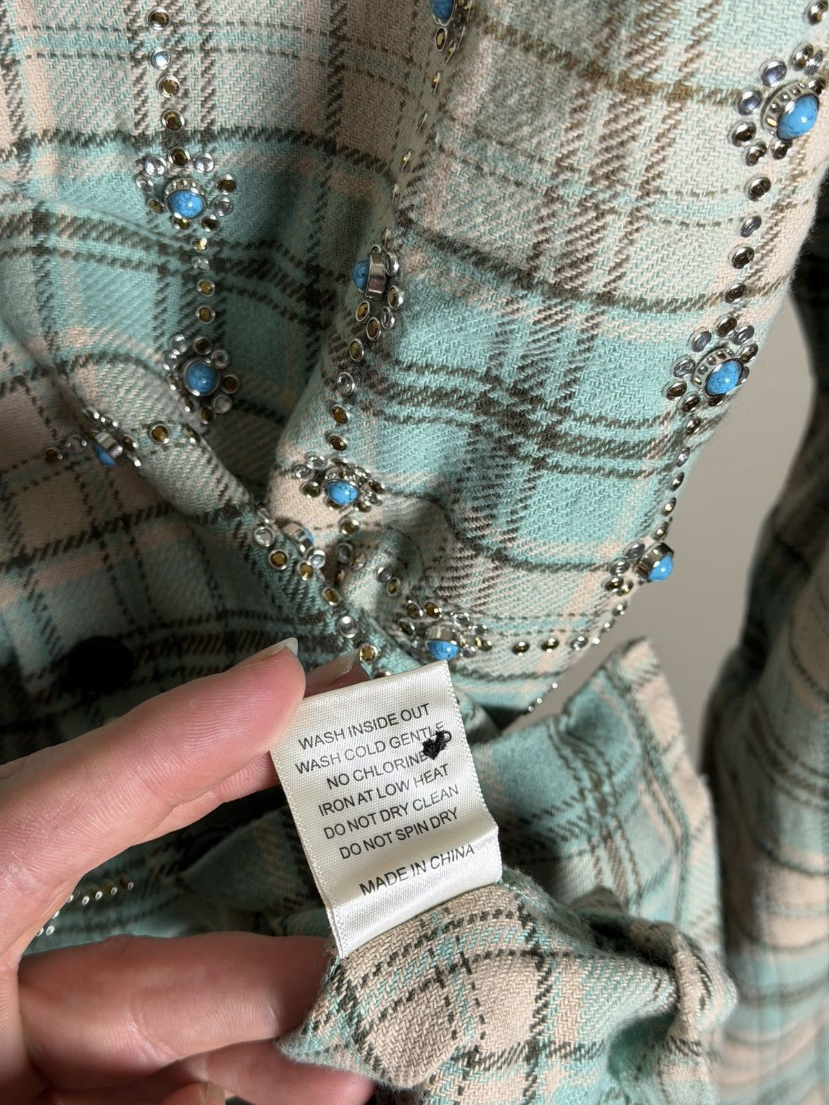 Vale Vale Forever Little Gems Flannel 'Green' Size US S / EU 44-46 / 1 - 8 Thumbnail