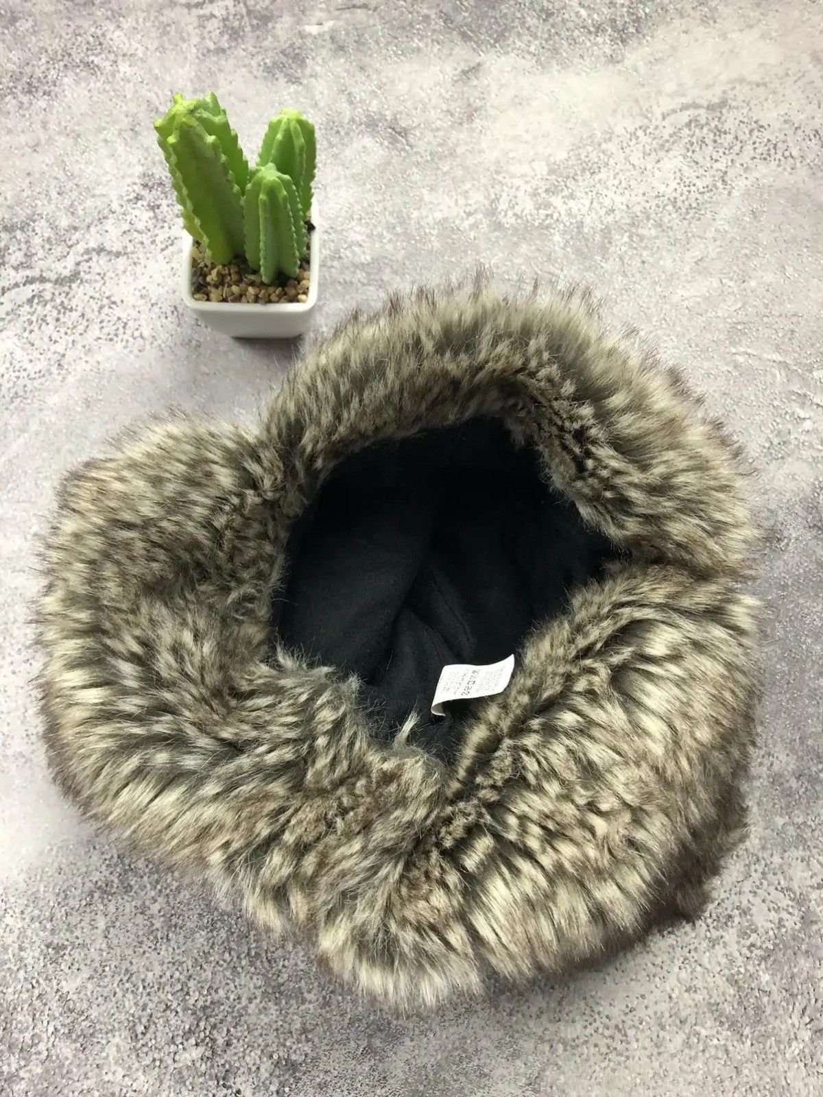 Japanese Brand USHANKA Hat Vintage Hype Mohair Streetwear Japans Style Y2k Size ONE SIZE - 6 Thumbnail