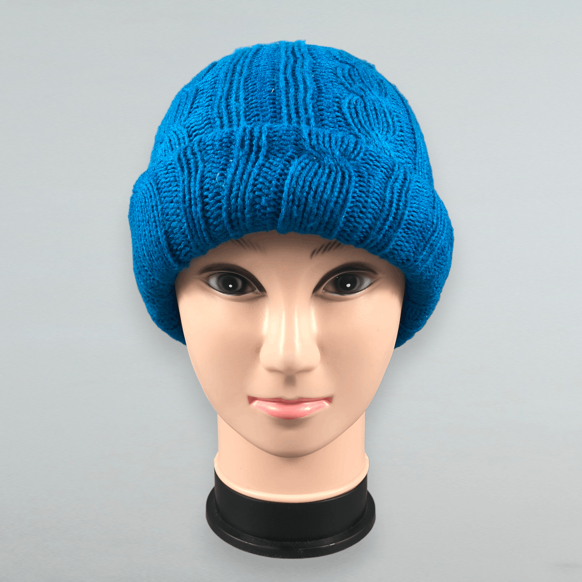 Japanese Brand Crochet Cable Knit Beanie Size ONE SIZE - 1 Thumbnail