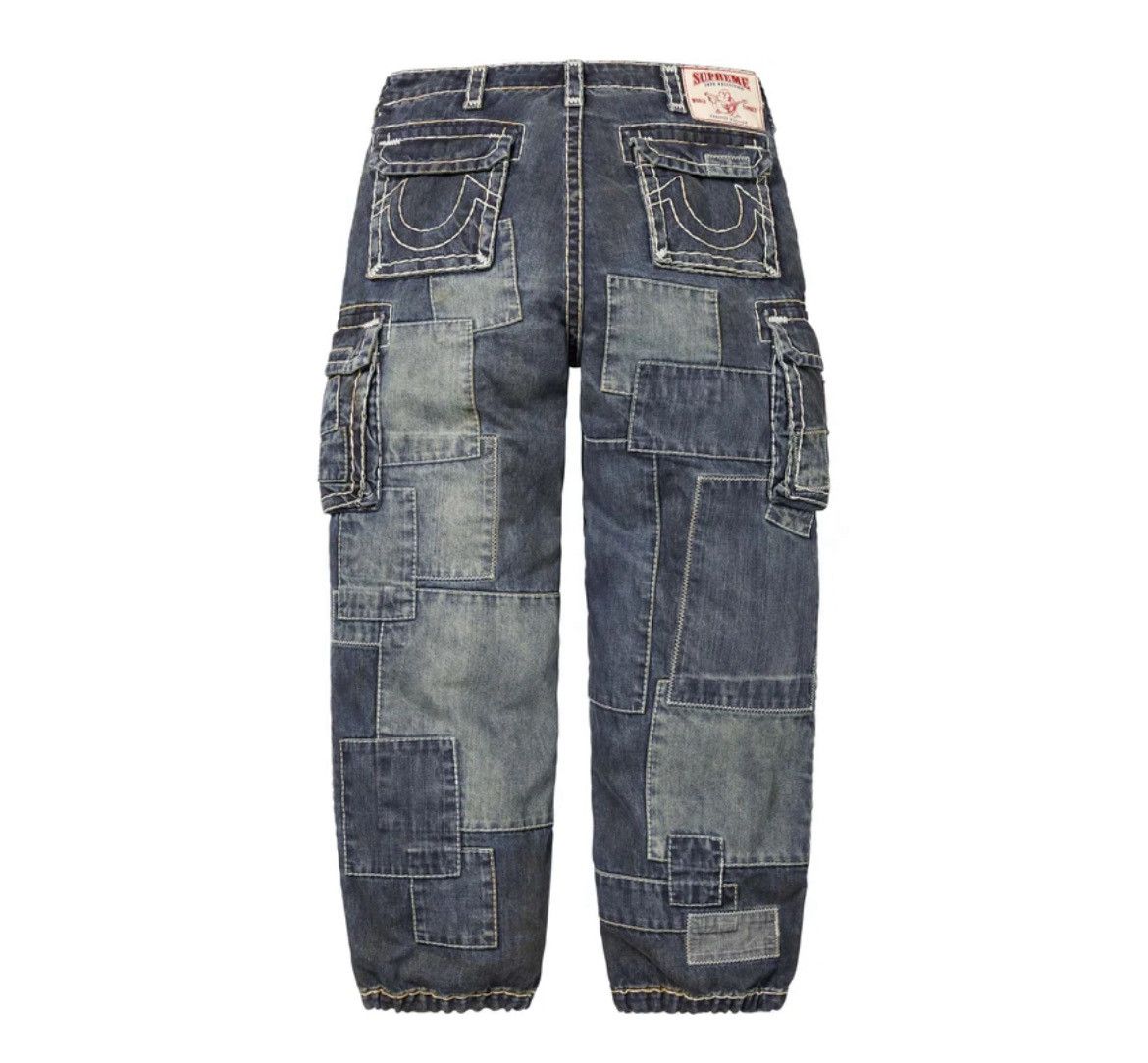 Supreme × True Religion Supreme True Religion Patchwork Cargo Pants Size US 34 / EU 50 - 2 Thumbnail