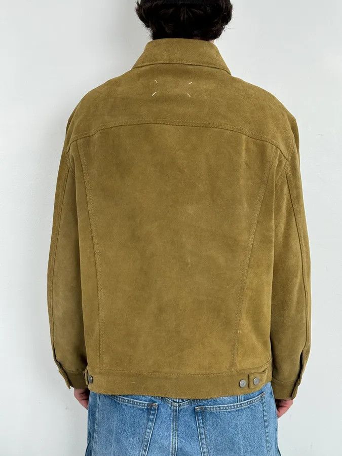 Maison Margiela SS2020 Maison Margiela Beige Suede Trucker Jacket Size US L / EU 52-54 / 3 - 3 Thumbnail