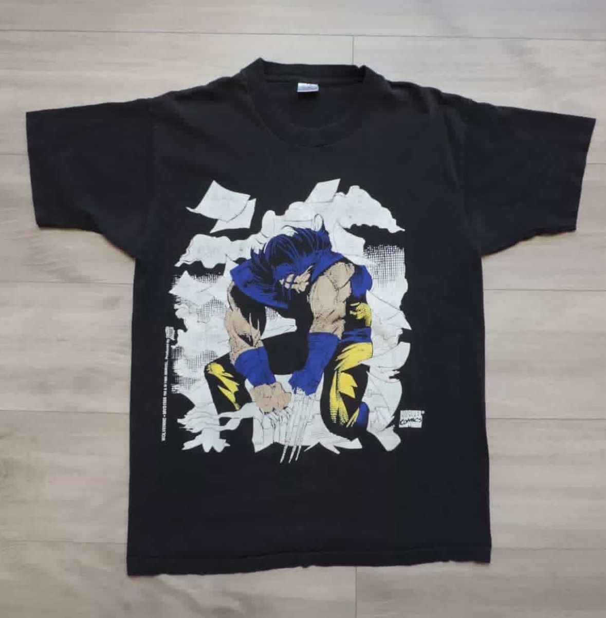 Vintage Vintage Wolverine Comic Images Tee Size US XL / EU 56 / 4 - 1 Preview