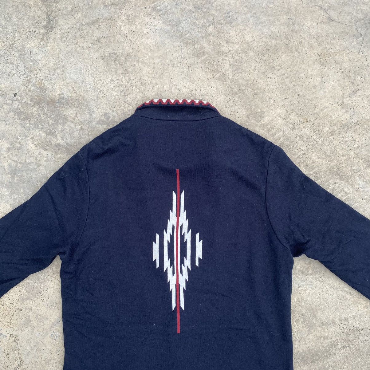 Japanese Brand Japanese Native Chimayo Pattern Knit Jacket Size US S / EU 44-46 / 1 - 10 Thumbnail